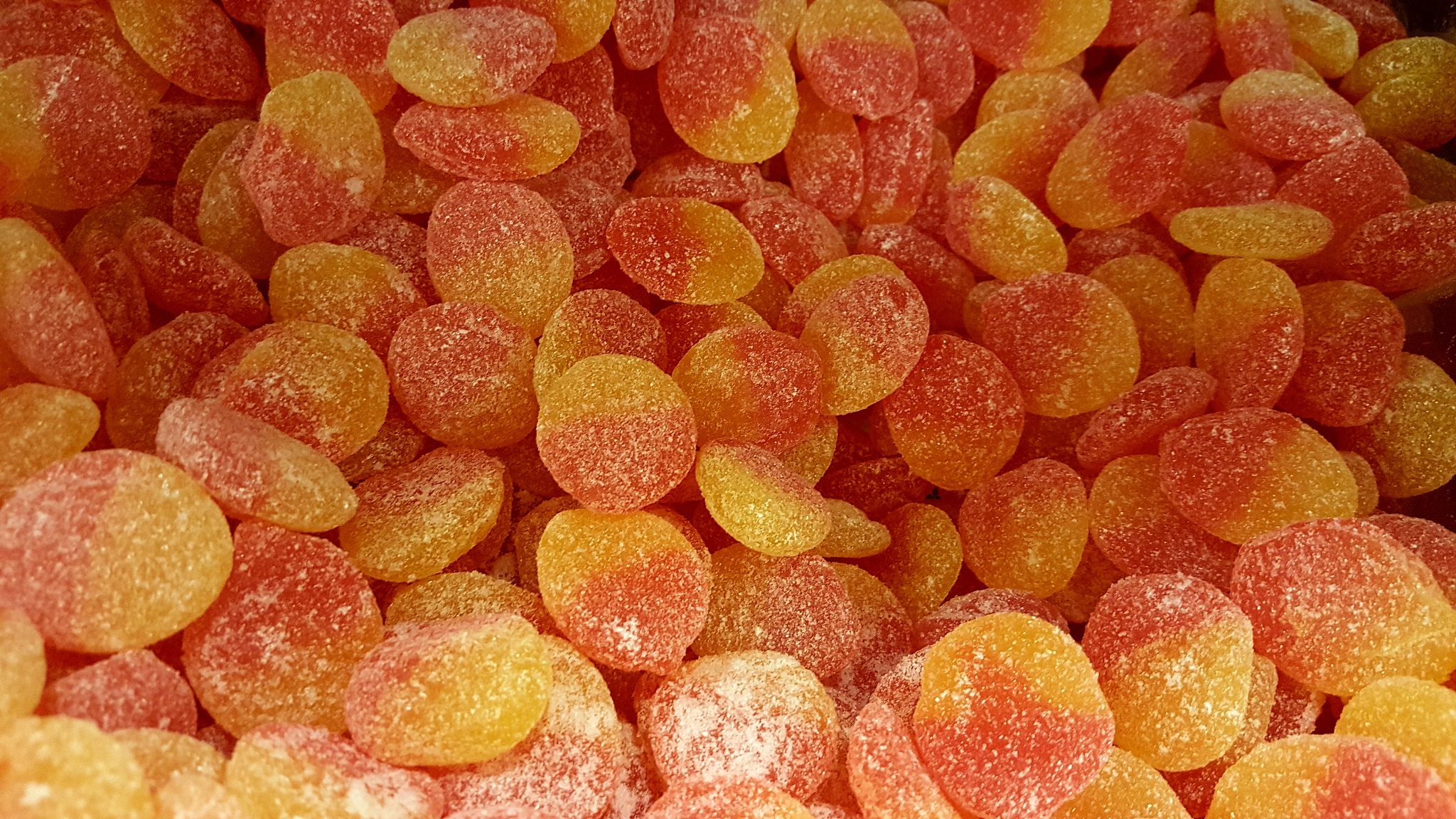 fuzzy peach candy backdrop