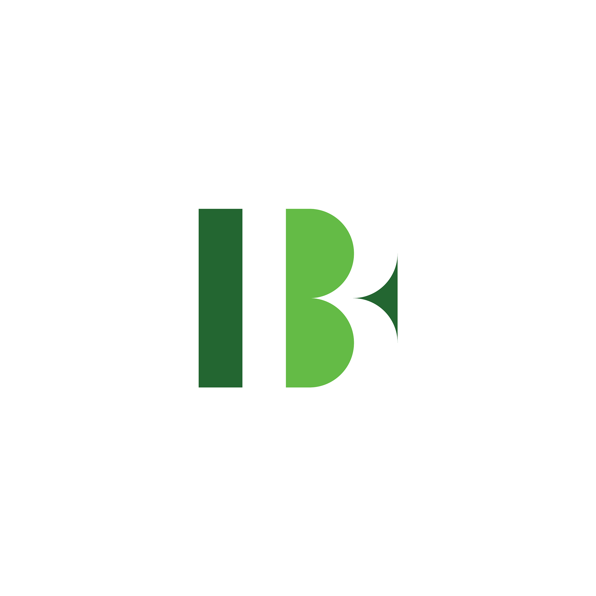 b logo green icon letter sign element
