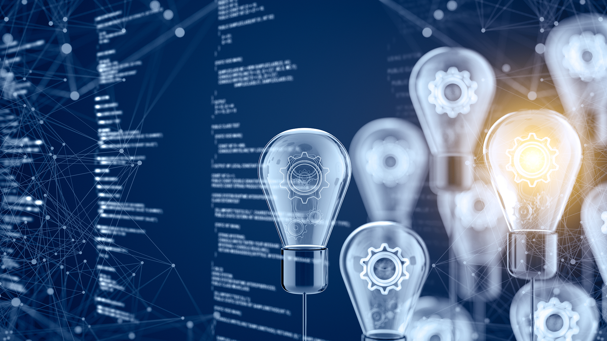 innovation and new ideas lightbulb concept