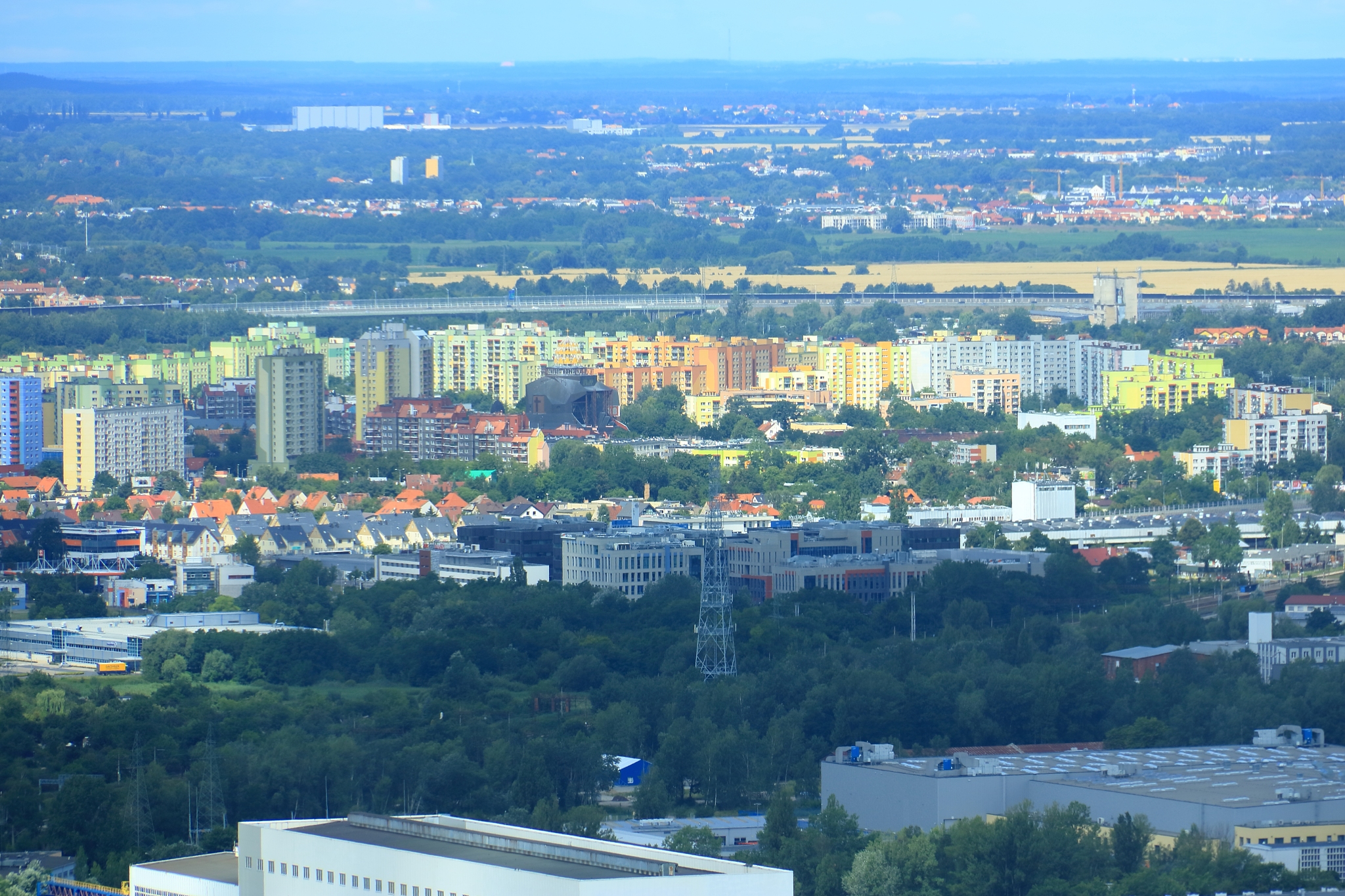 the beautiful city of wroclaw, poland