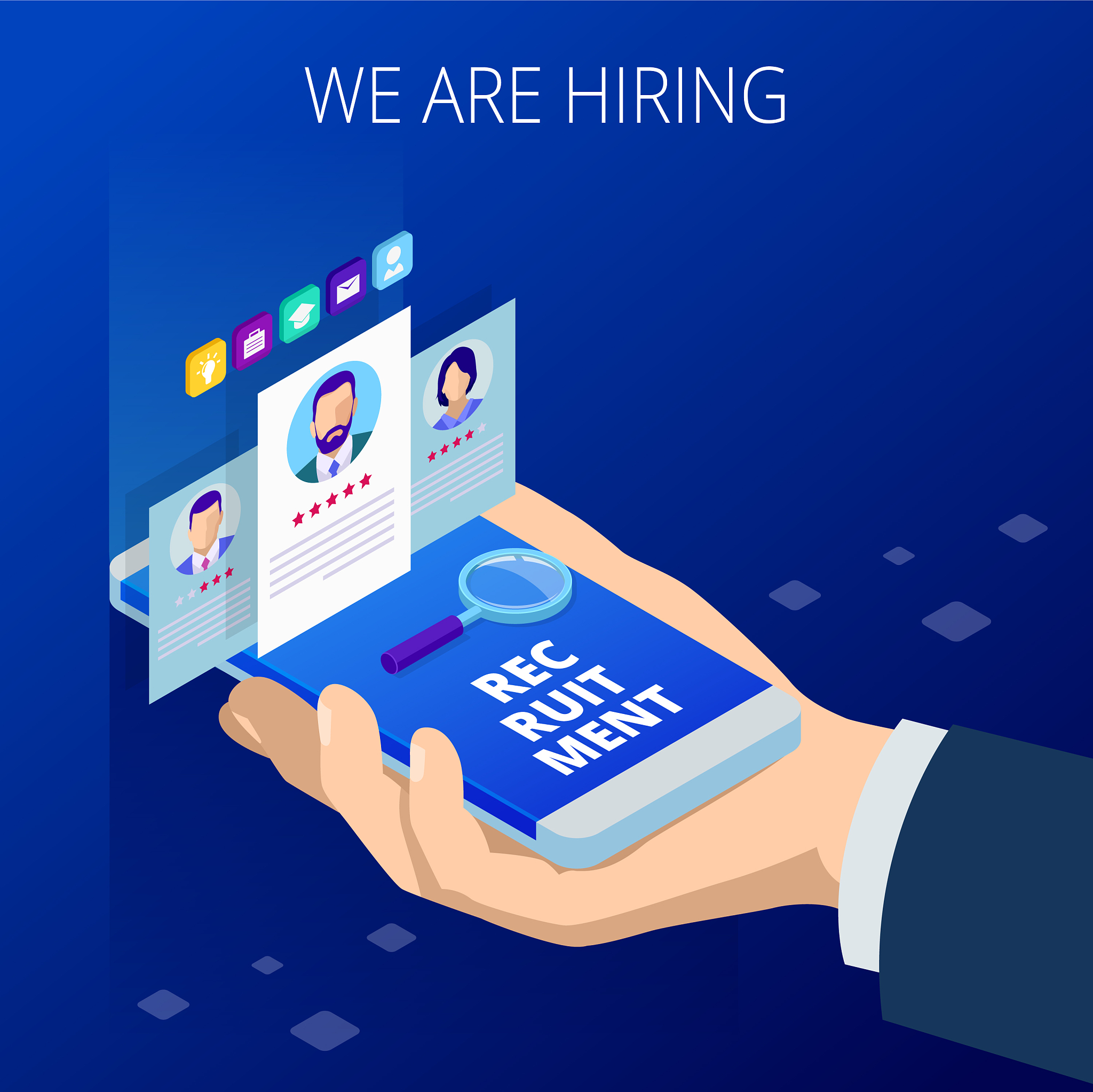 isometric online job search and human resource