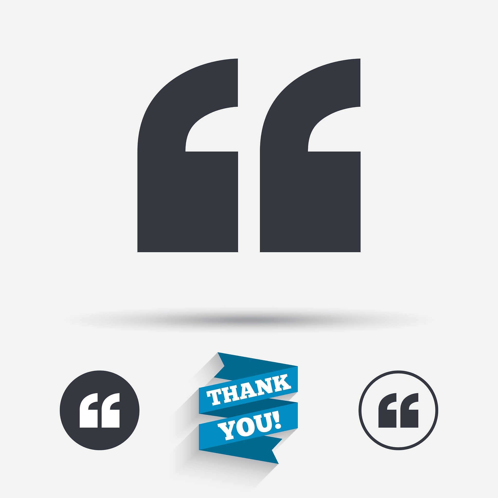 quote sign icon quotation mark symbol