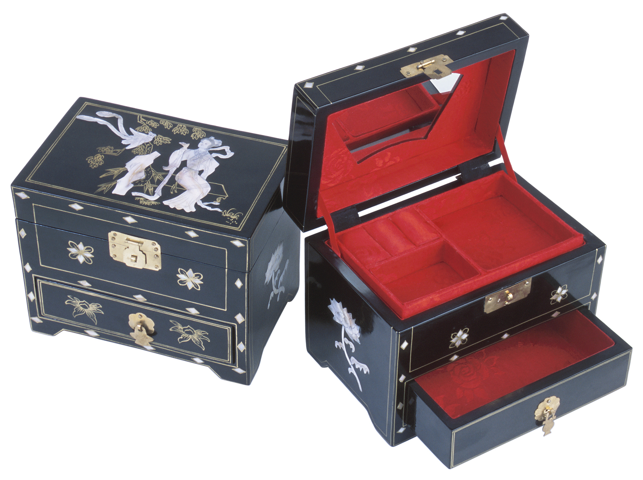 Portable 3-Piece Leather Watch Box for Travel - Vintage Crazy Horse Leather