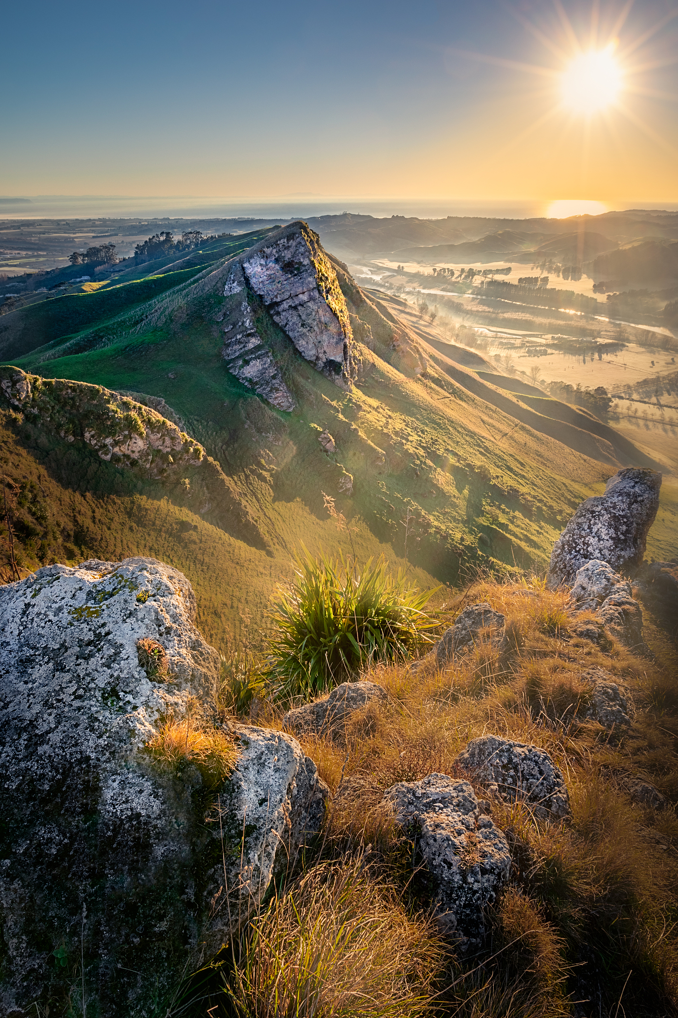 sunrise at te mata peak