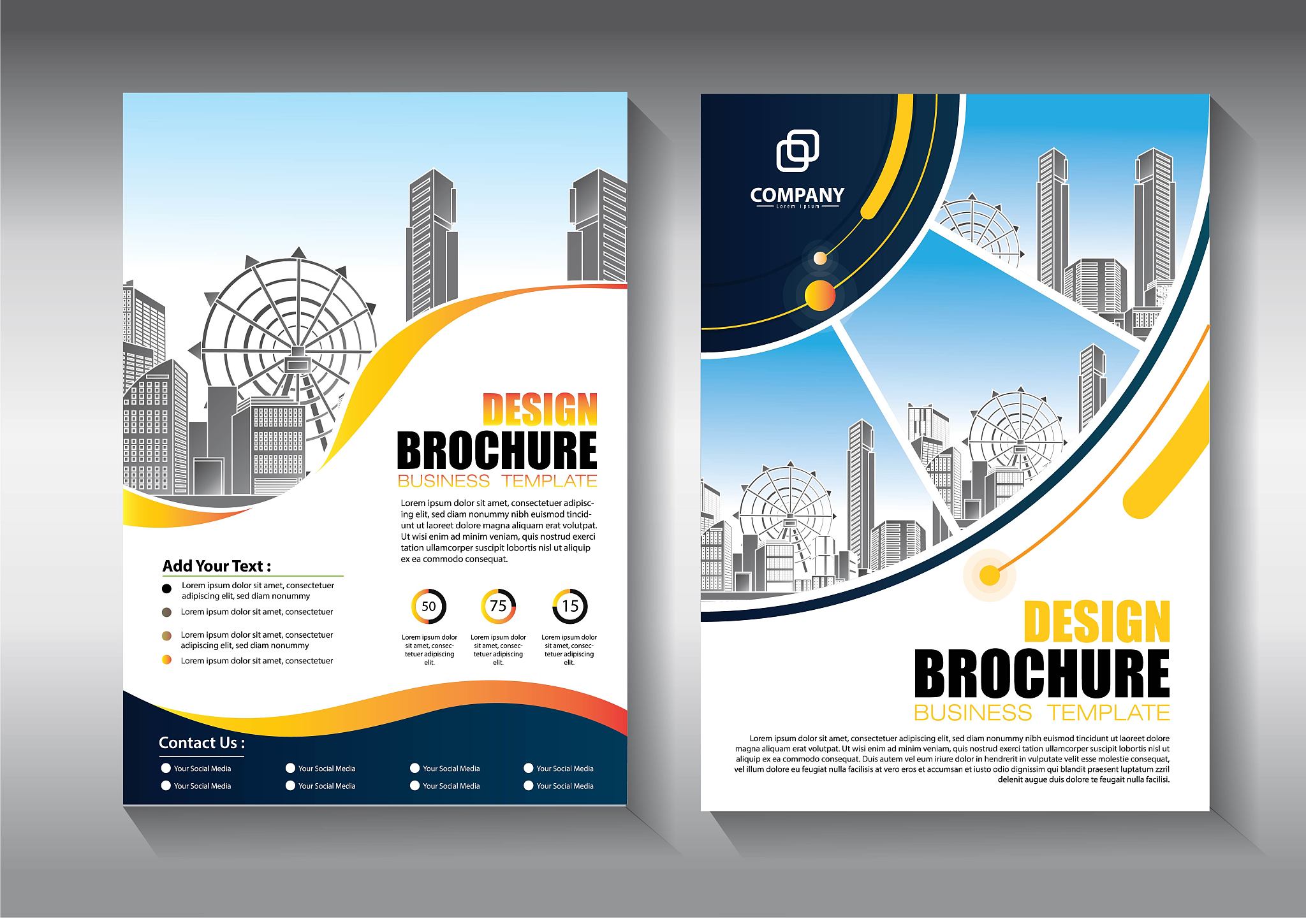 brochure design, cover modern layout, annual report, poster, fly