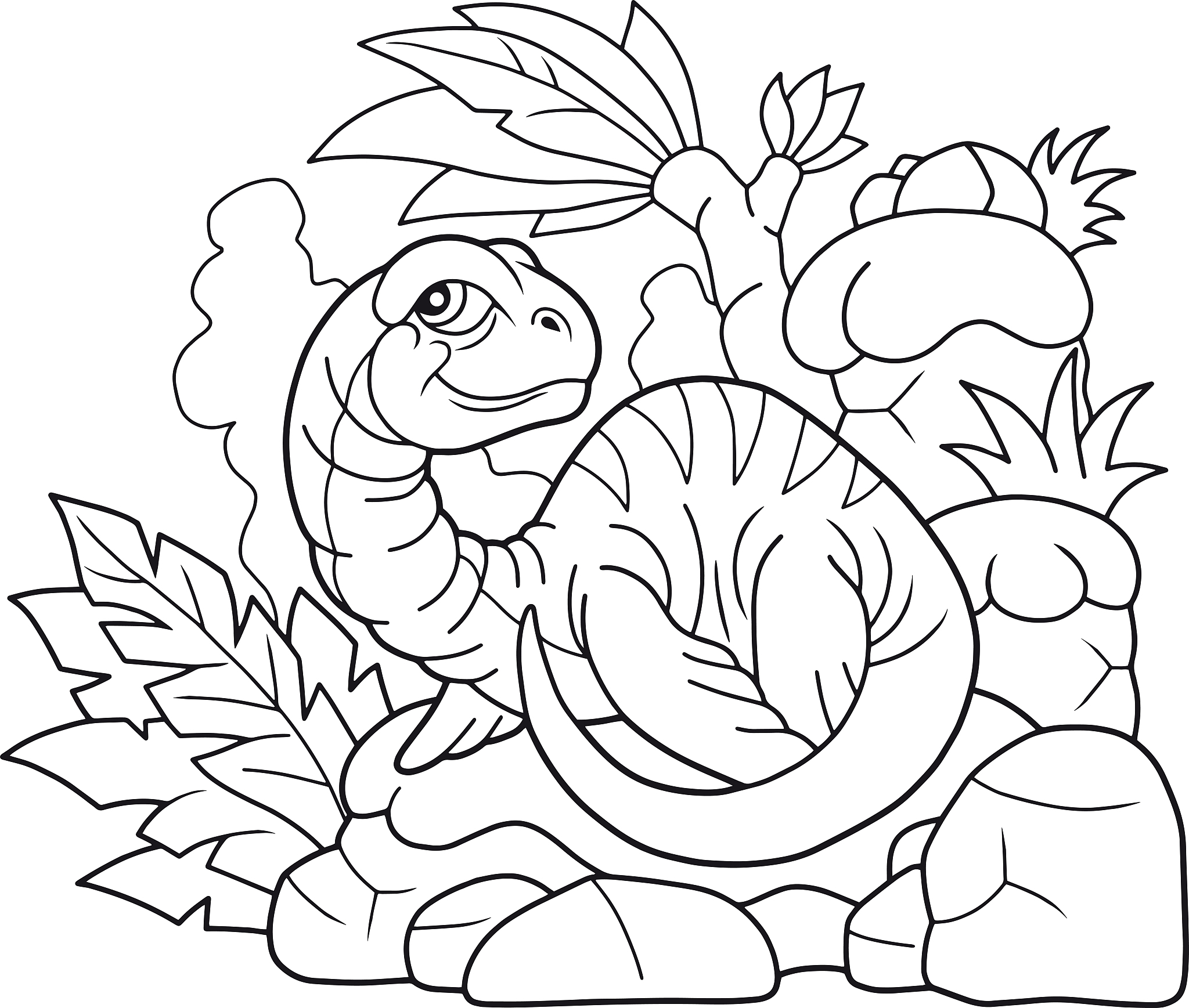 little plesiosaur, funny illustration