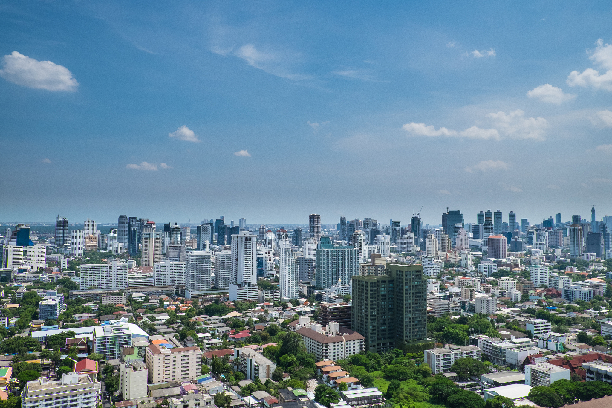 bangkok city town, thailand.