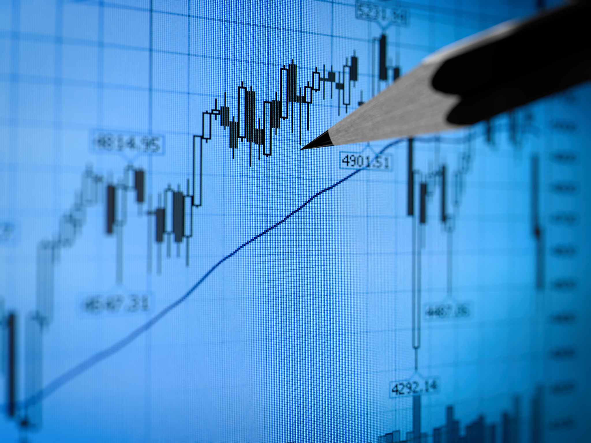 stock market chart