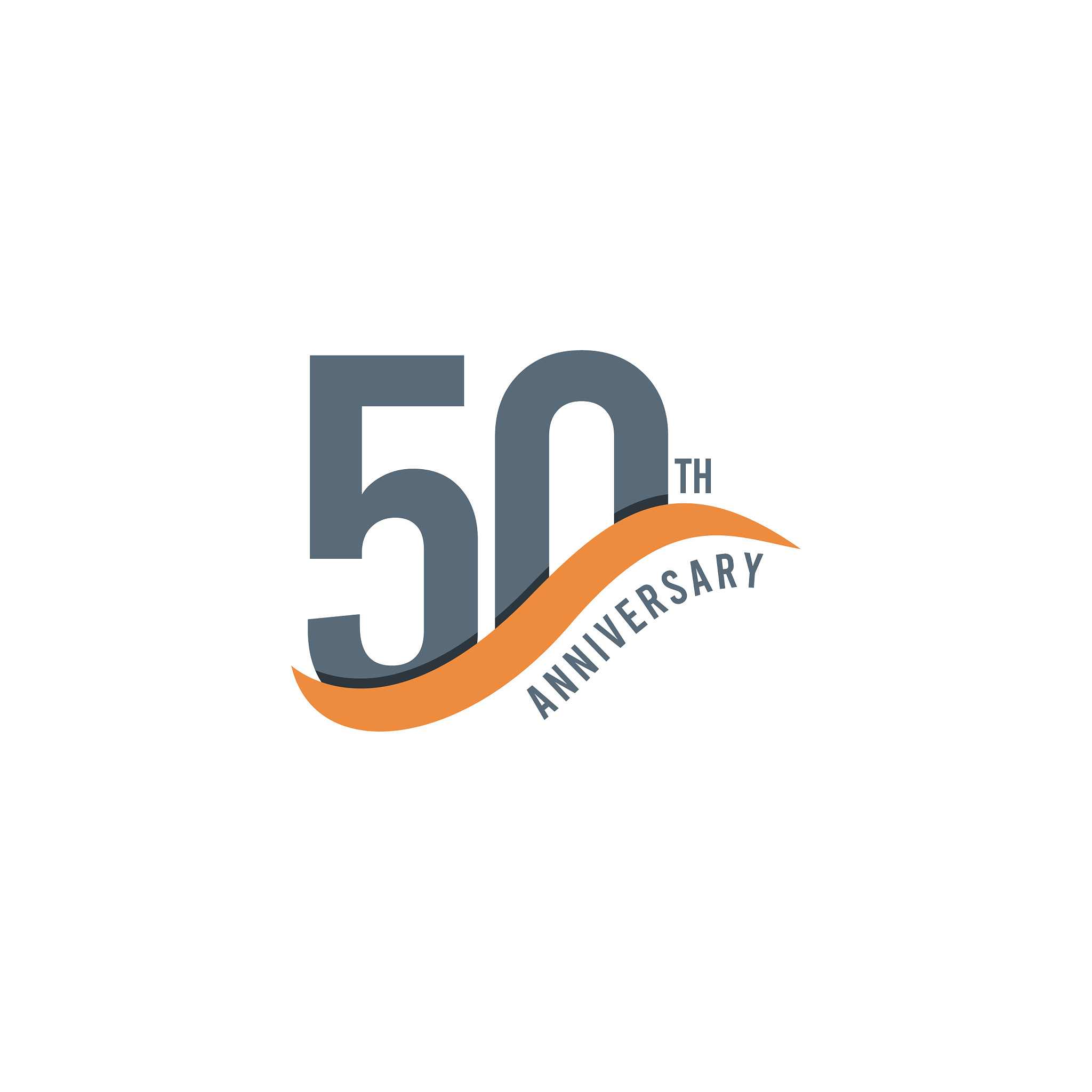 50 year anniversary template design