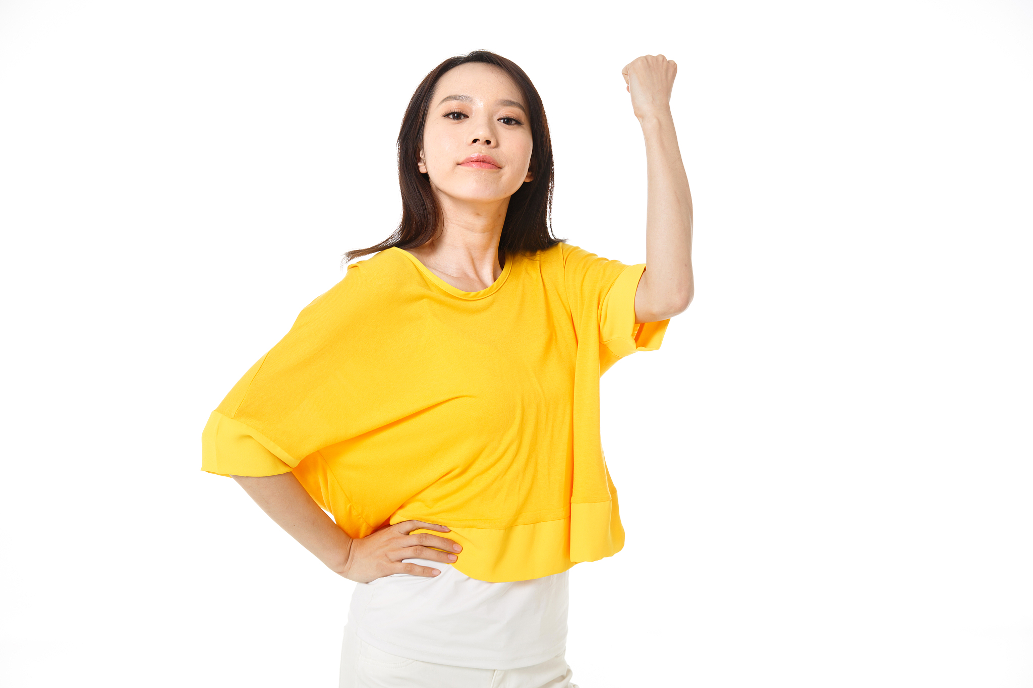 自信的青年女人