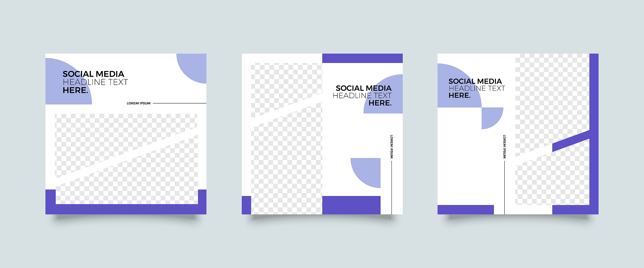 social media post template