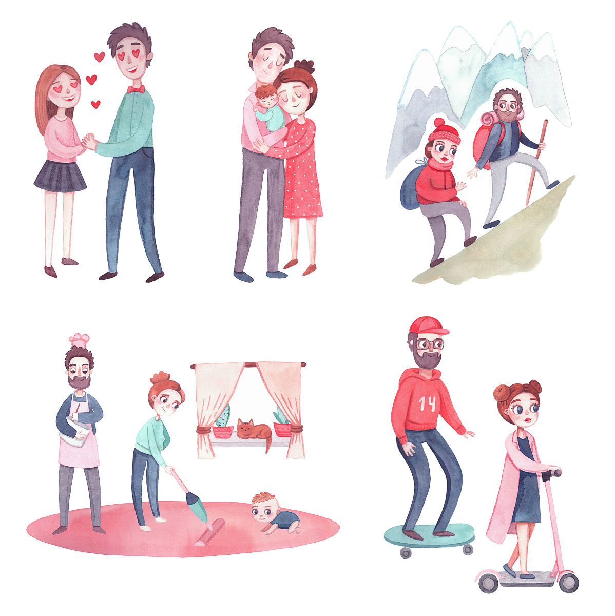 创作故事：人物姓名、性别、设定和关系的记录