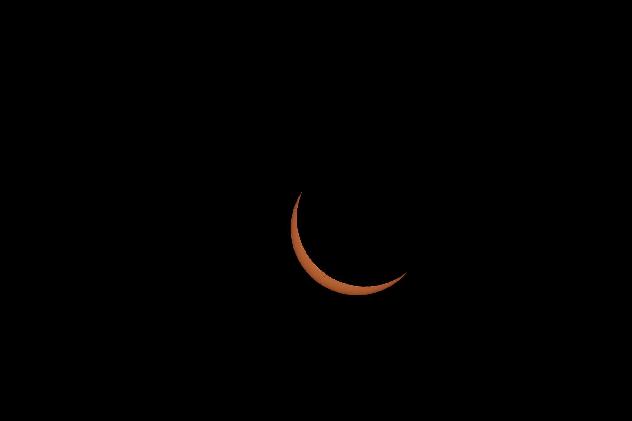 sun eclipse august 21, 2017 kimberly oregon, usa