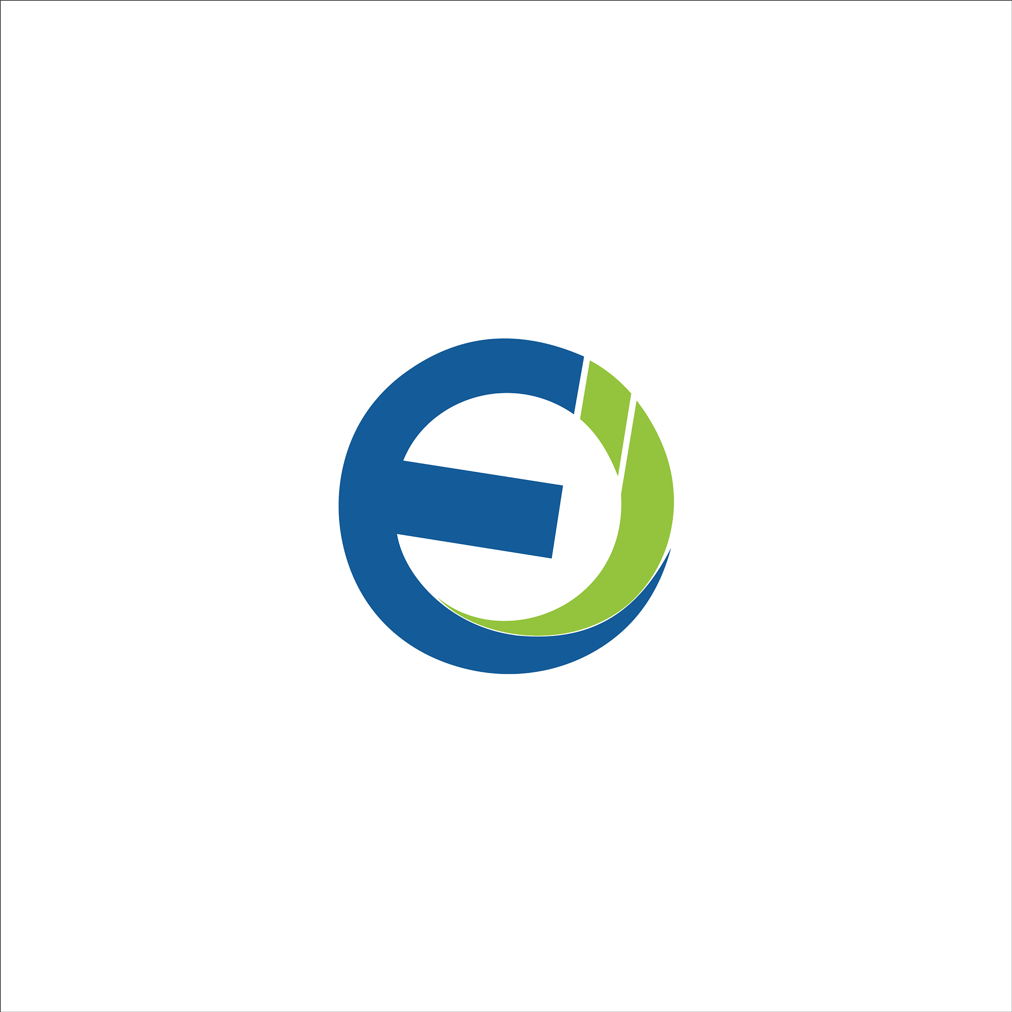 initial letter ei or ie logo design template