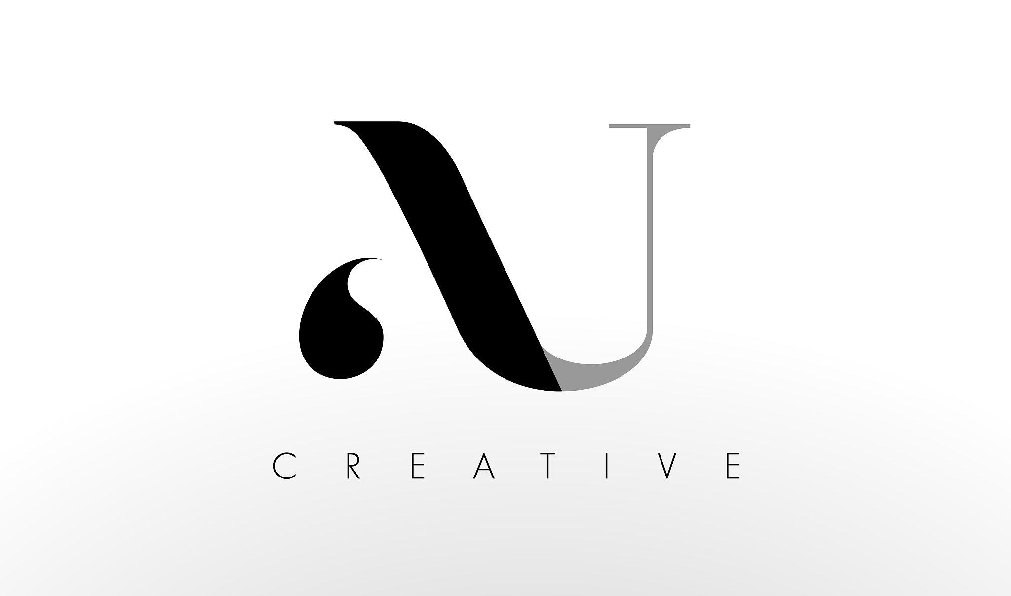 a u letter logo design creative au letters icon