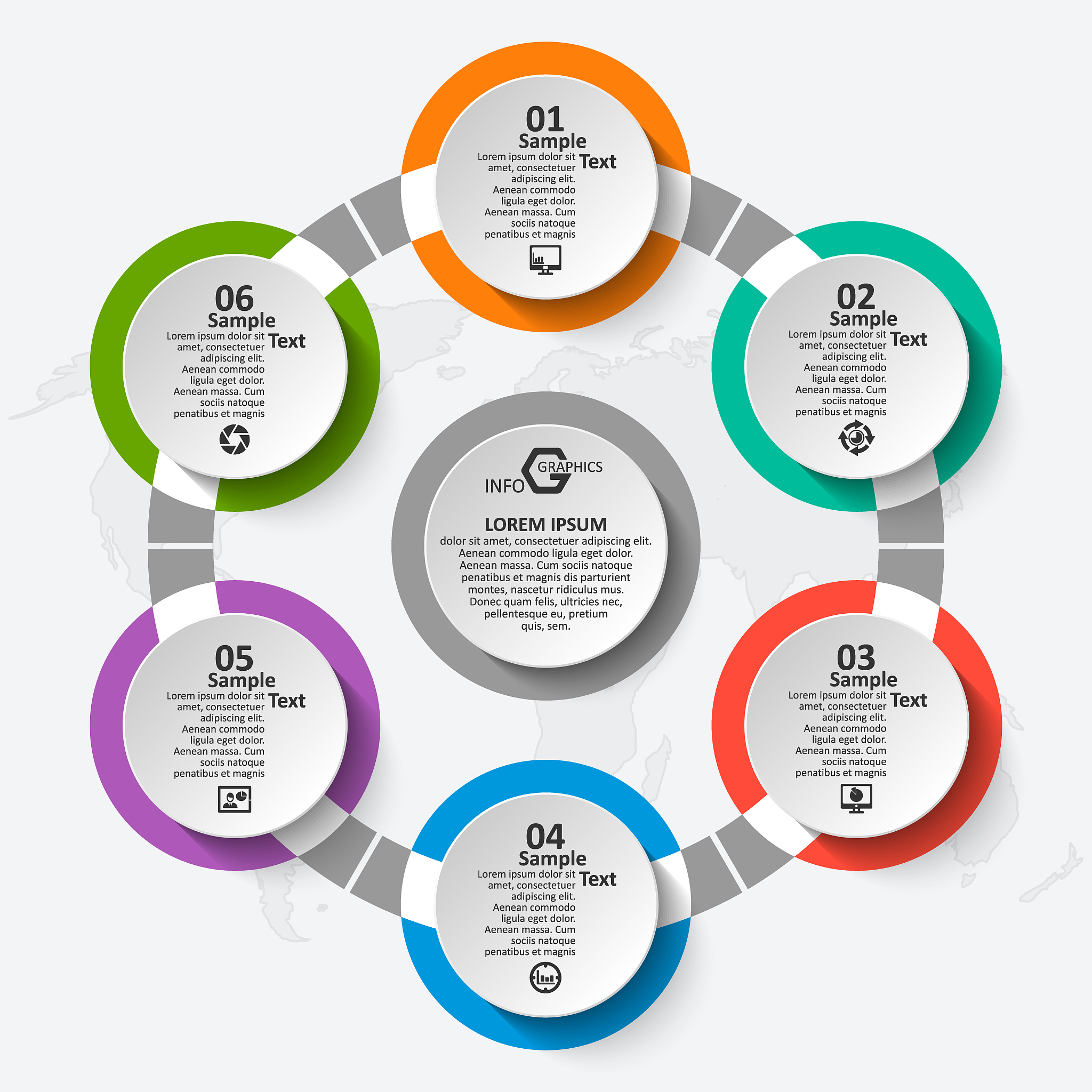 abstract 3d paper infographics. business template .vector illust