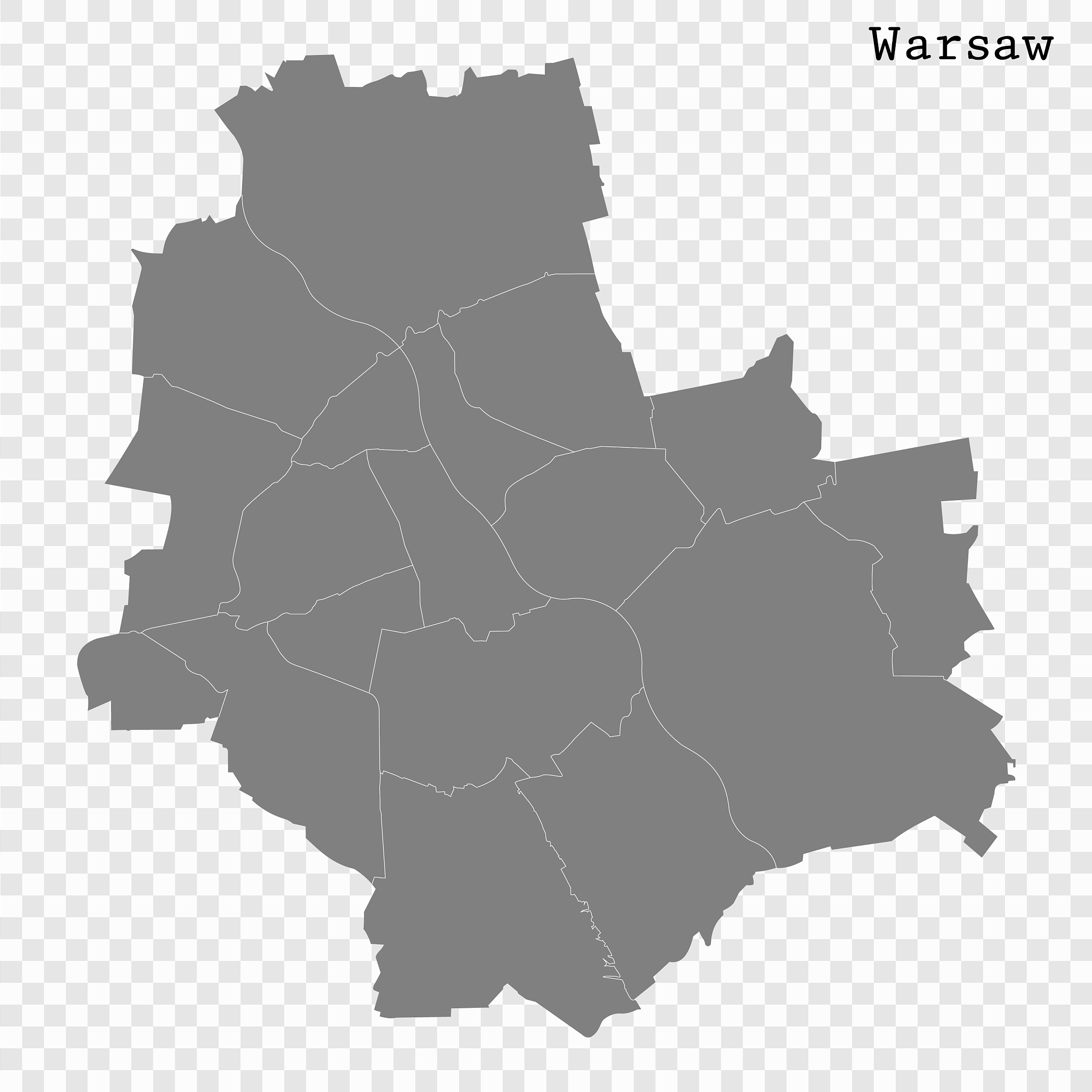 high quality map city
