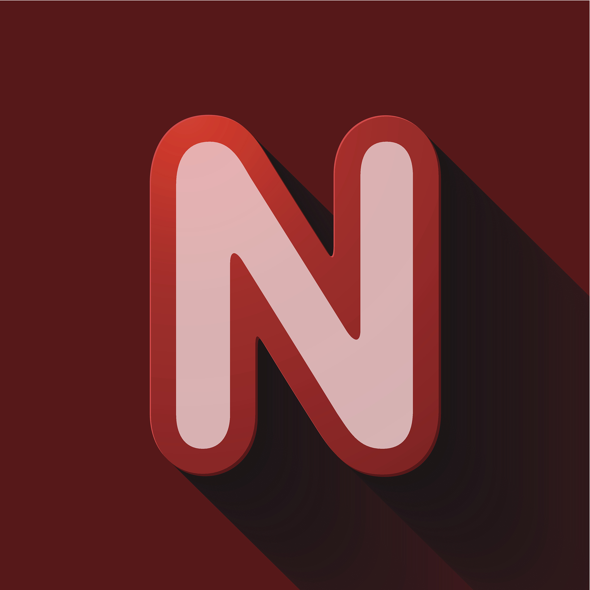 volume icons alphabet: n