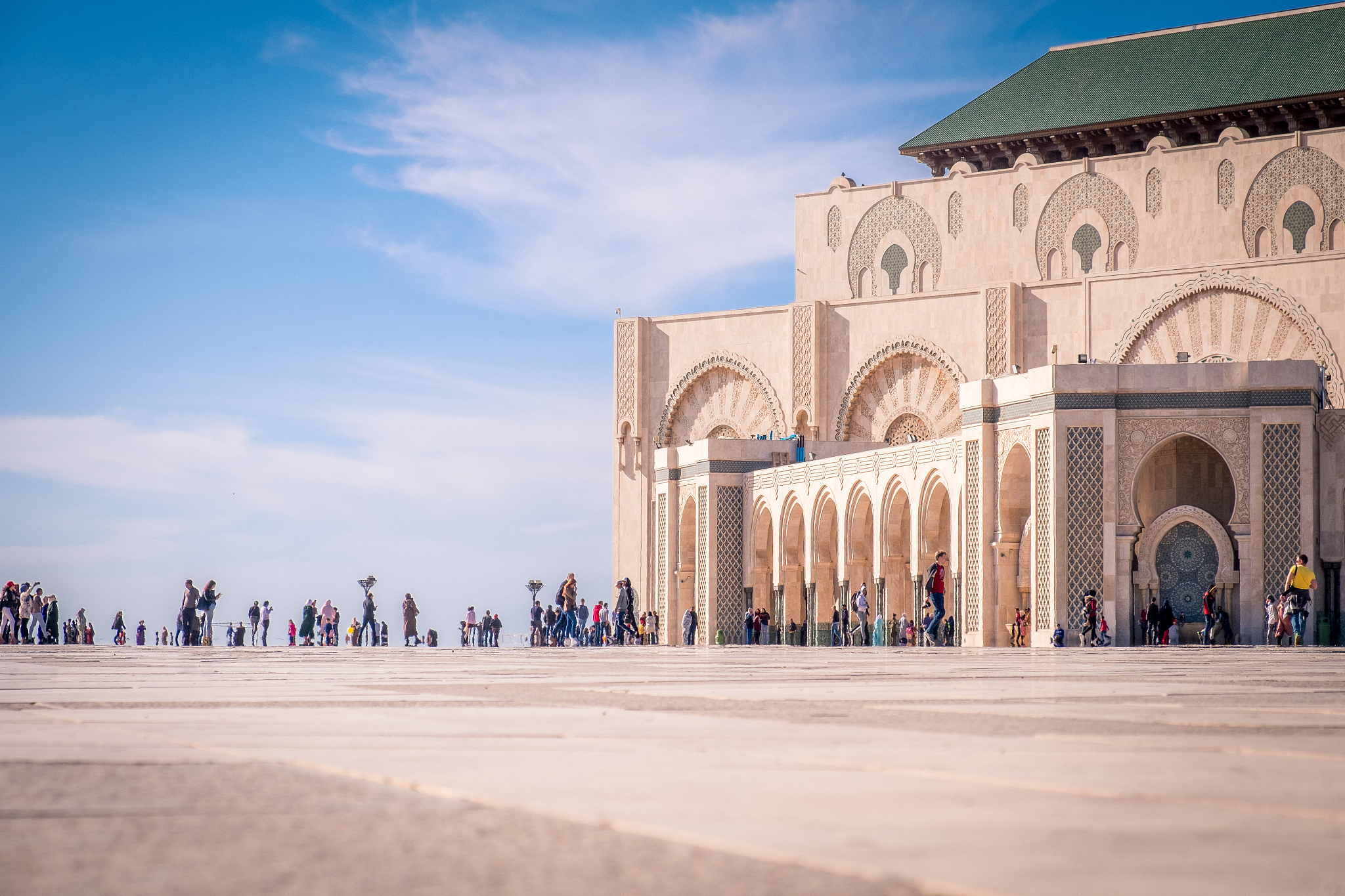 the hassan ii mosque in casablanca
