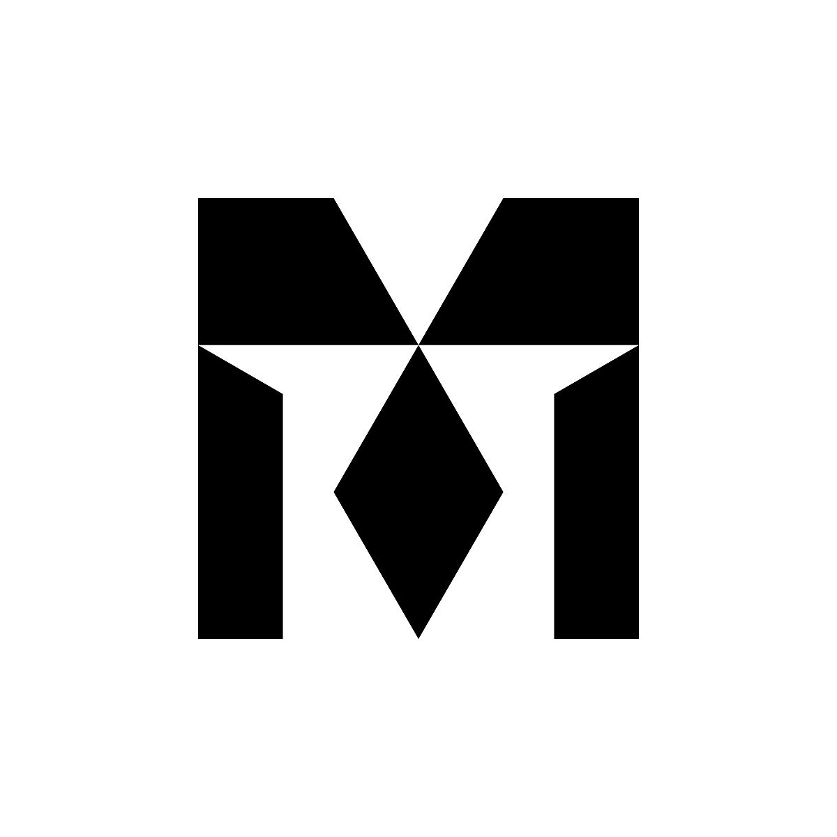 字母m标志.图标设计