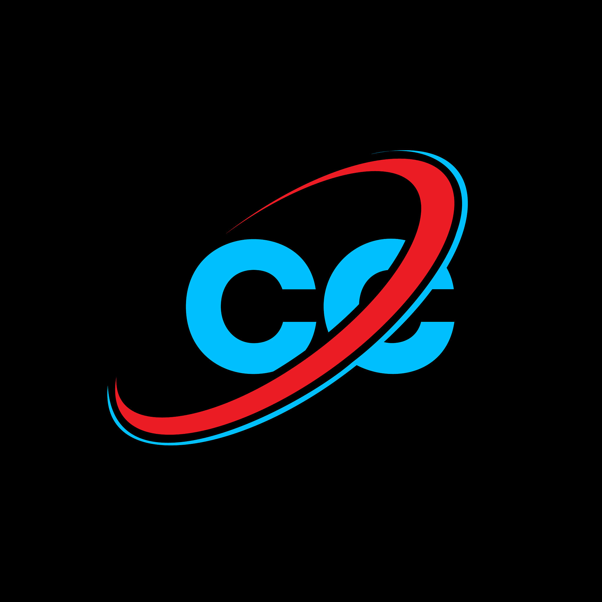 cc c c letter logo design initial letter cc