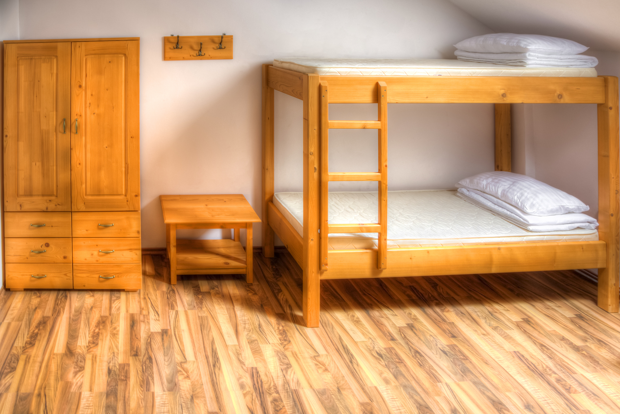 hostel room