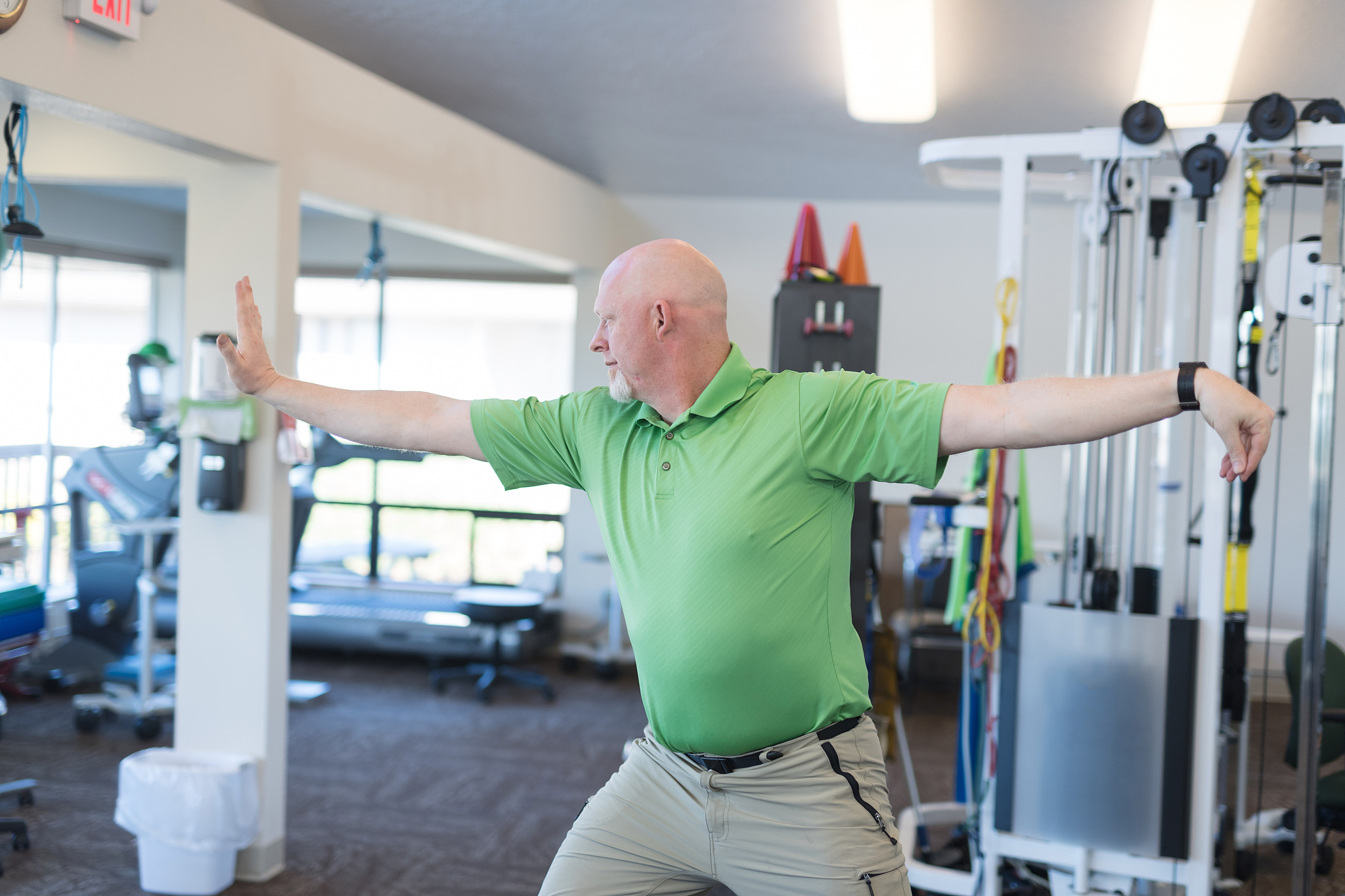tai chi in a physiotherapy clinic