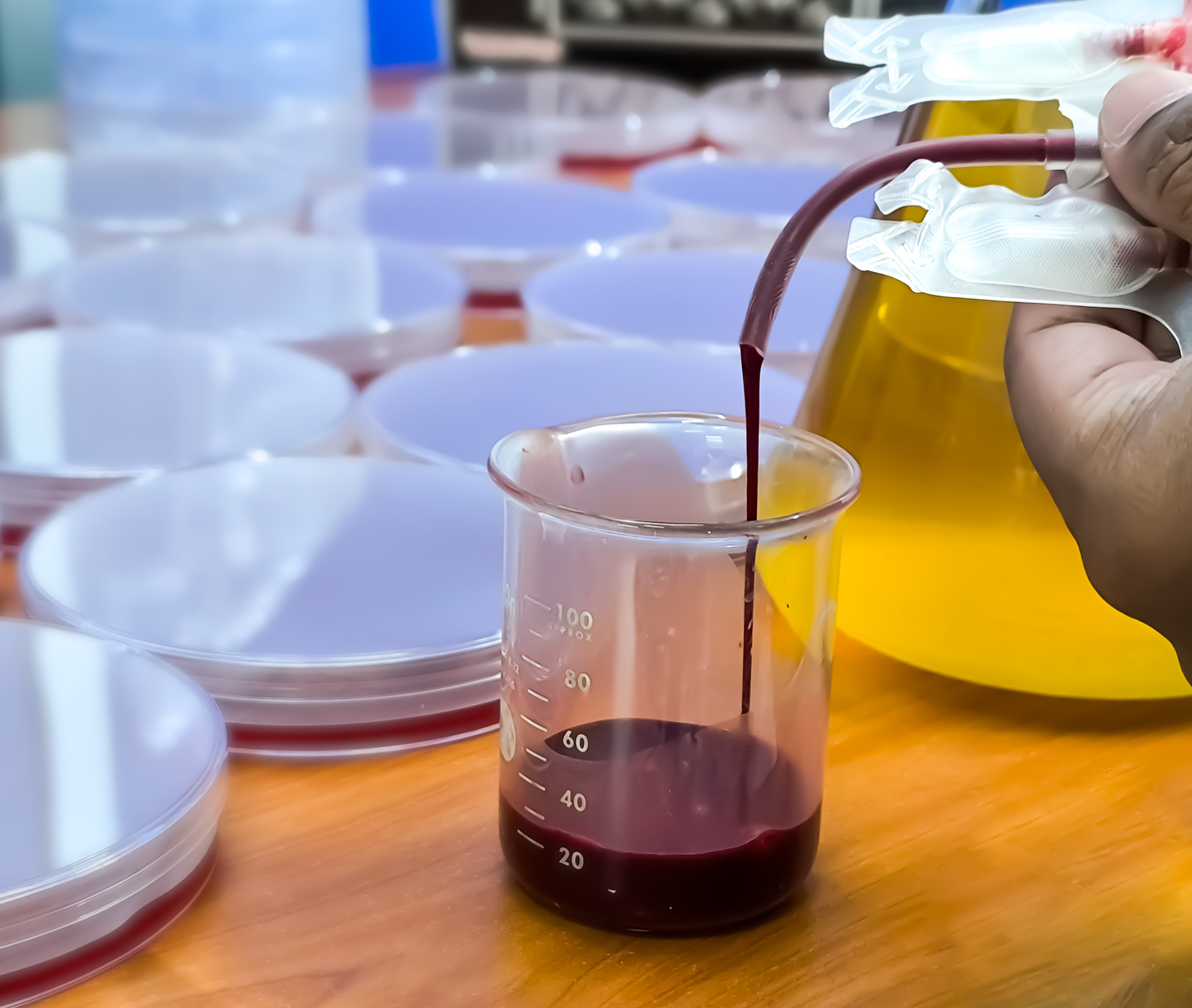 货物表面与硝酸银反应测试