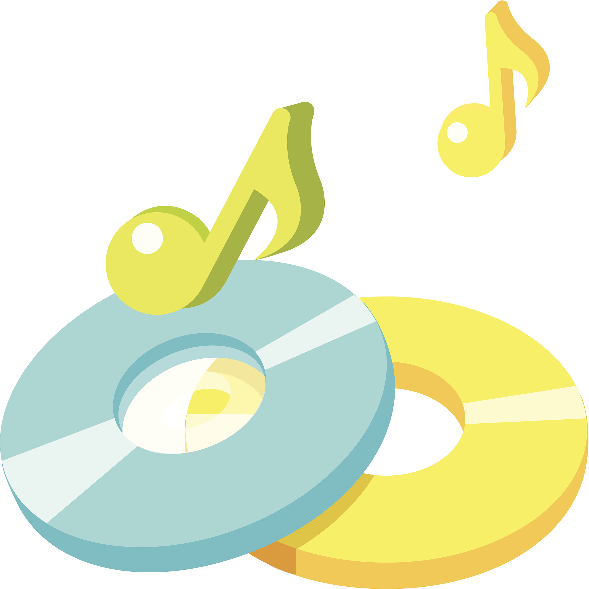 vector icon cds