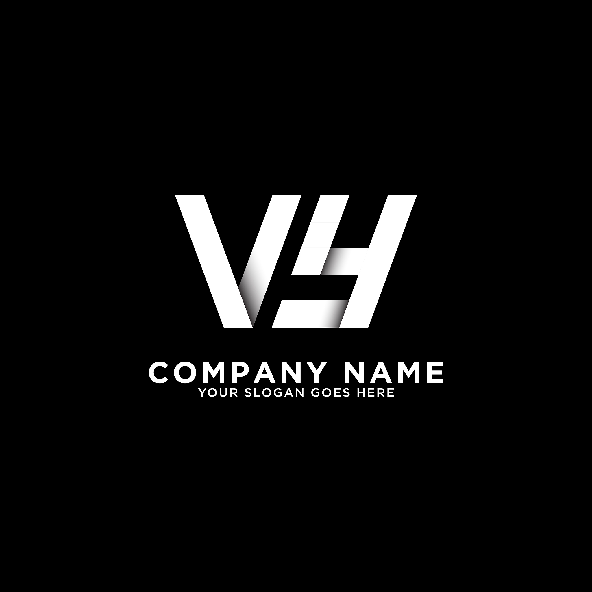 v letter logo designs, clean and clever logo template