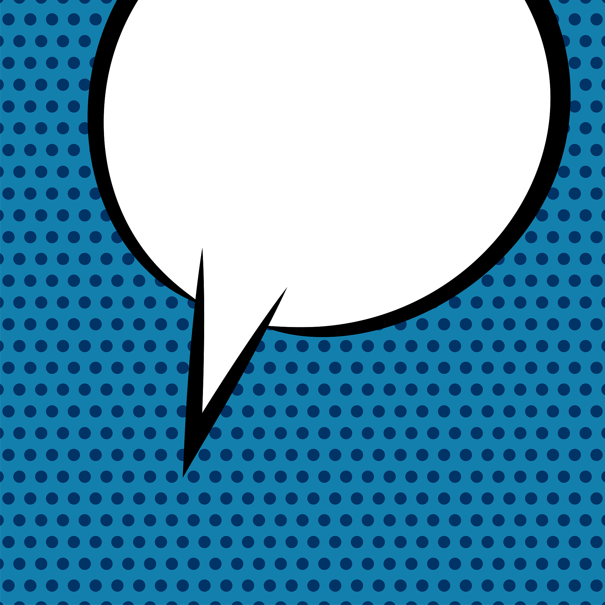 empty speech bubble