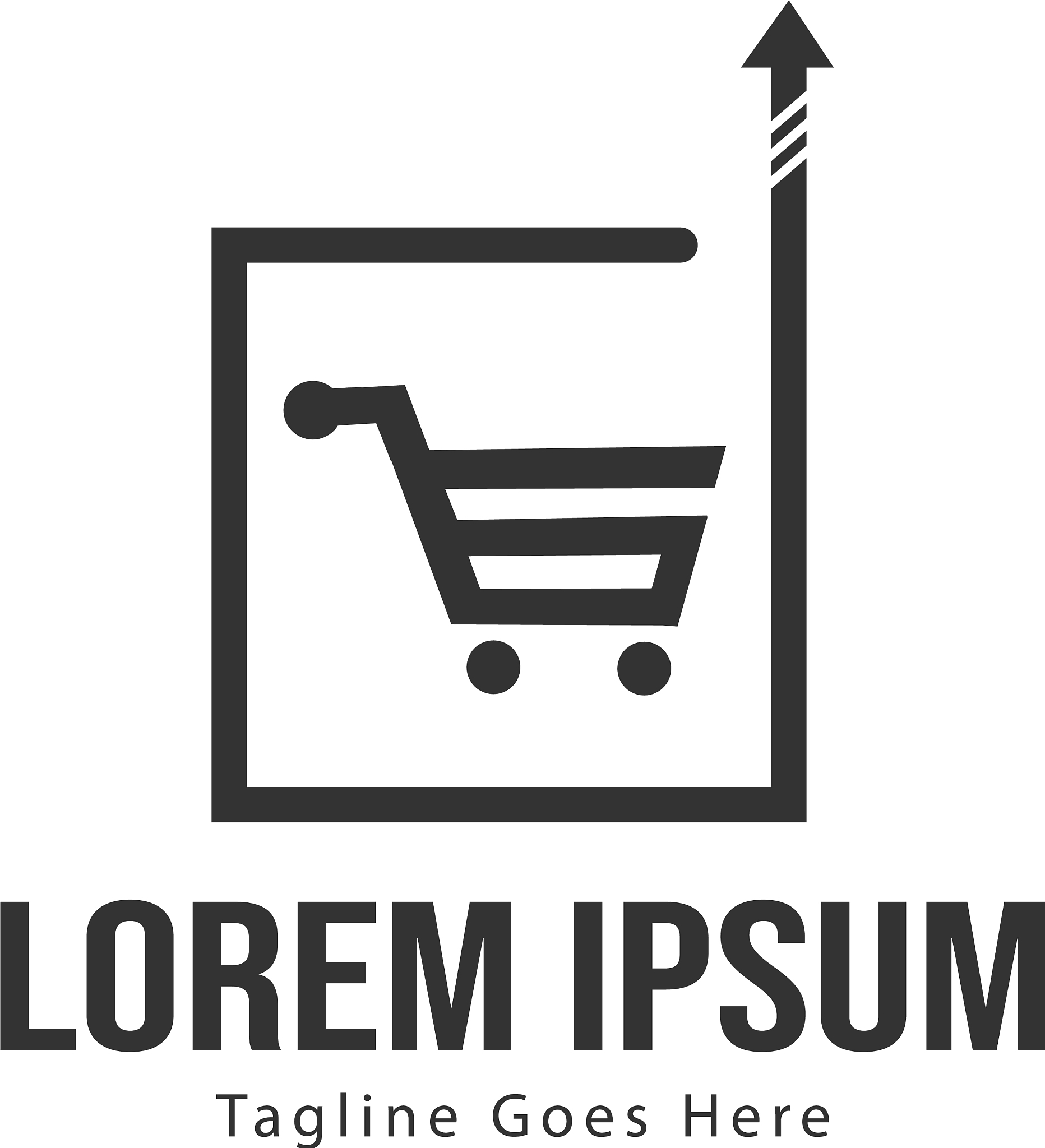 shopping logo template design shopping logo with