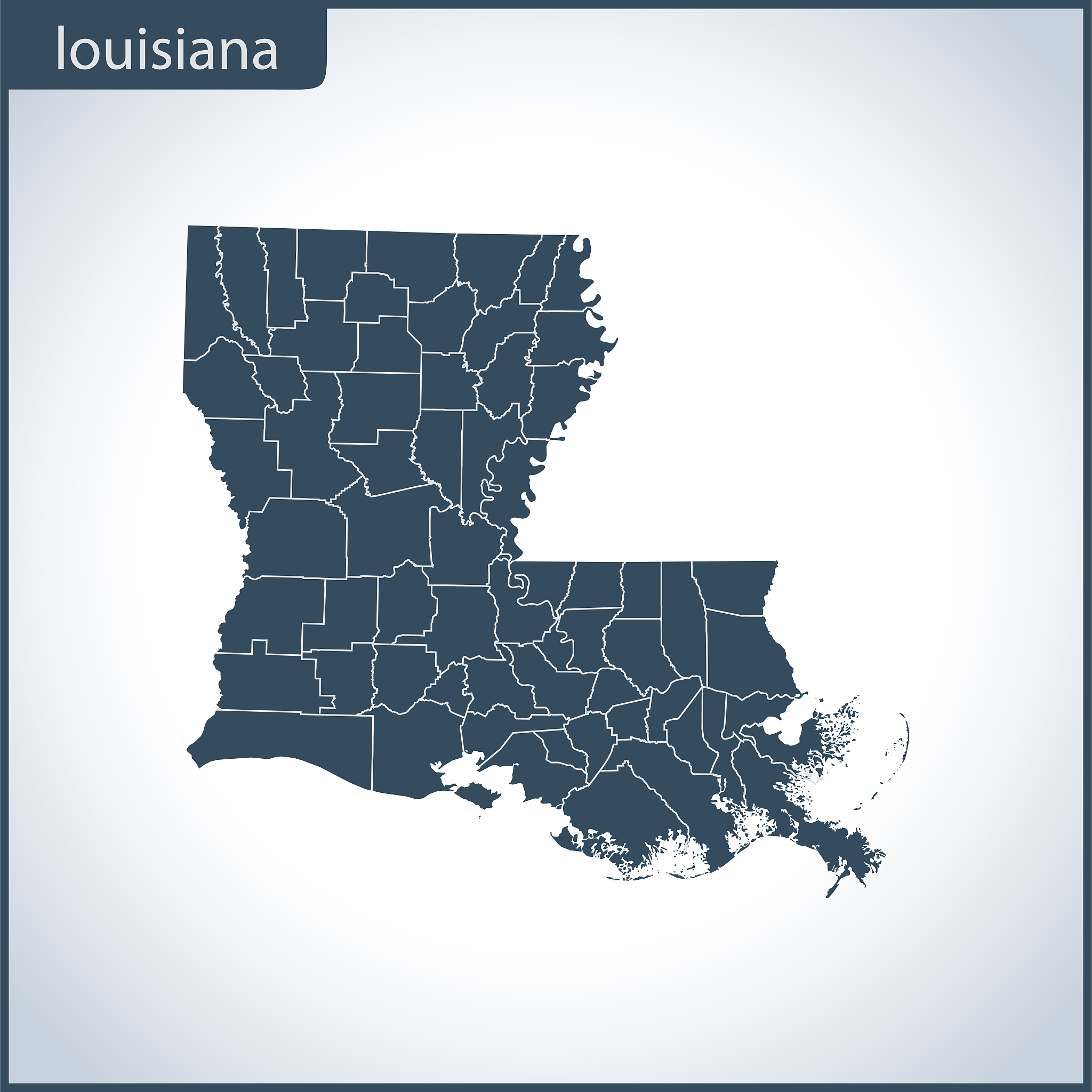 louisiana map