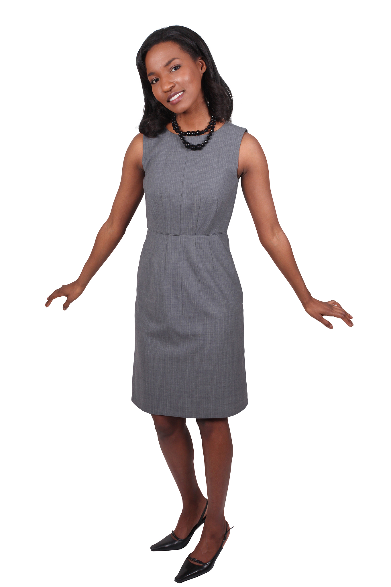 well dressed african american business woman