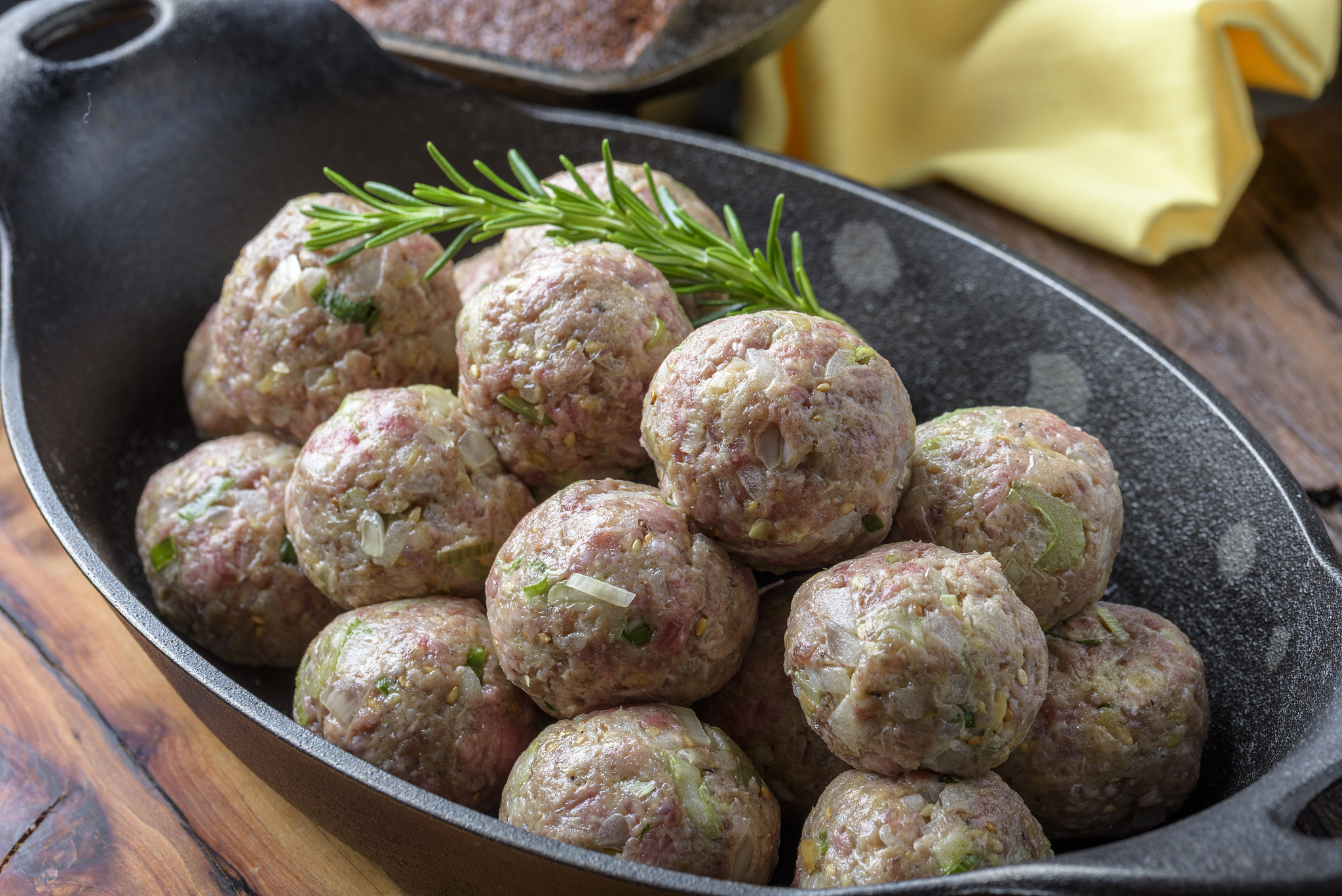 raw meatball