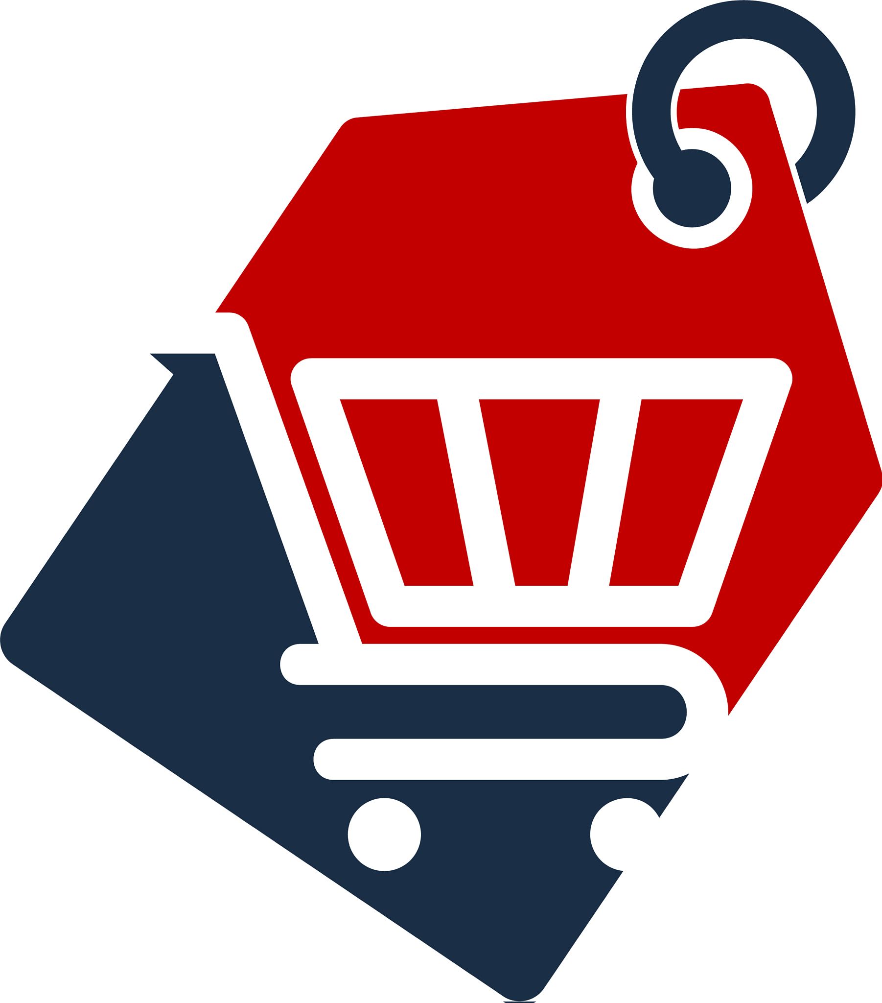 tag shopping logo icon design