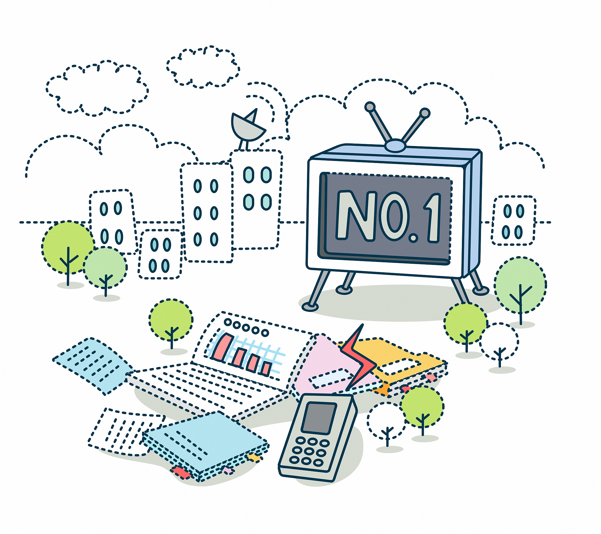 illustration of technology