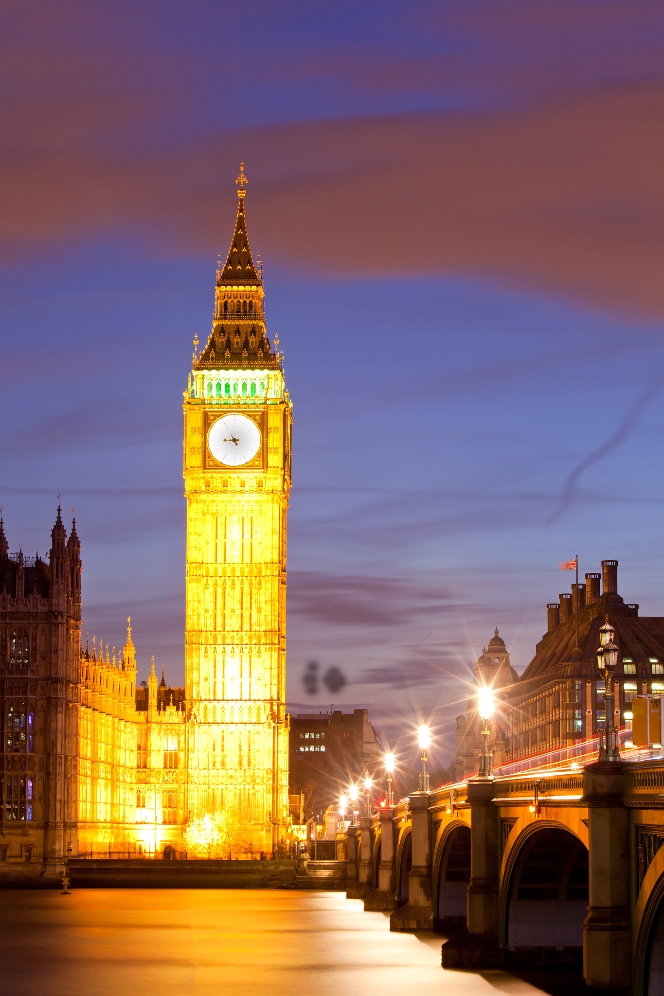 big ben sunset twilight