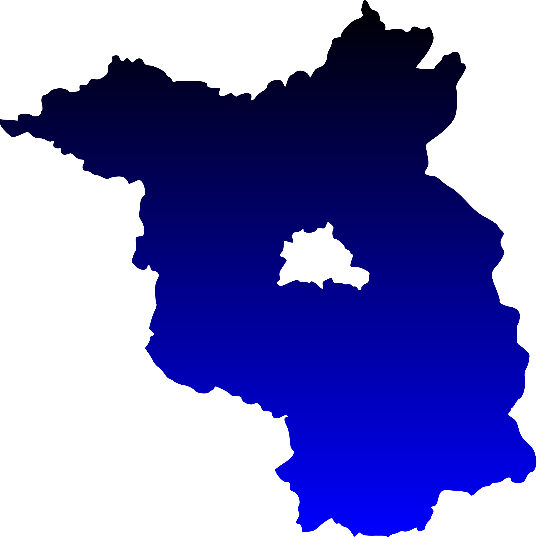 map of brandenburg