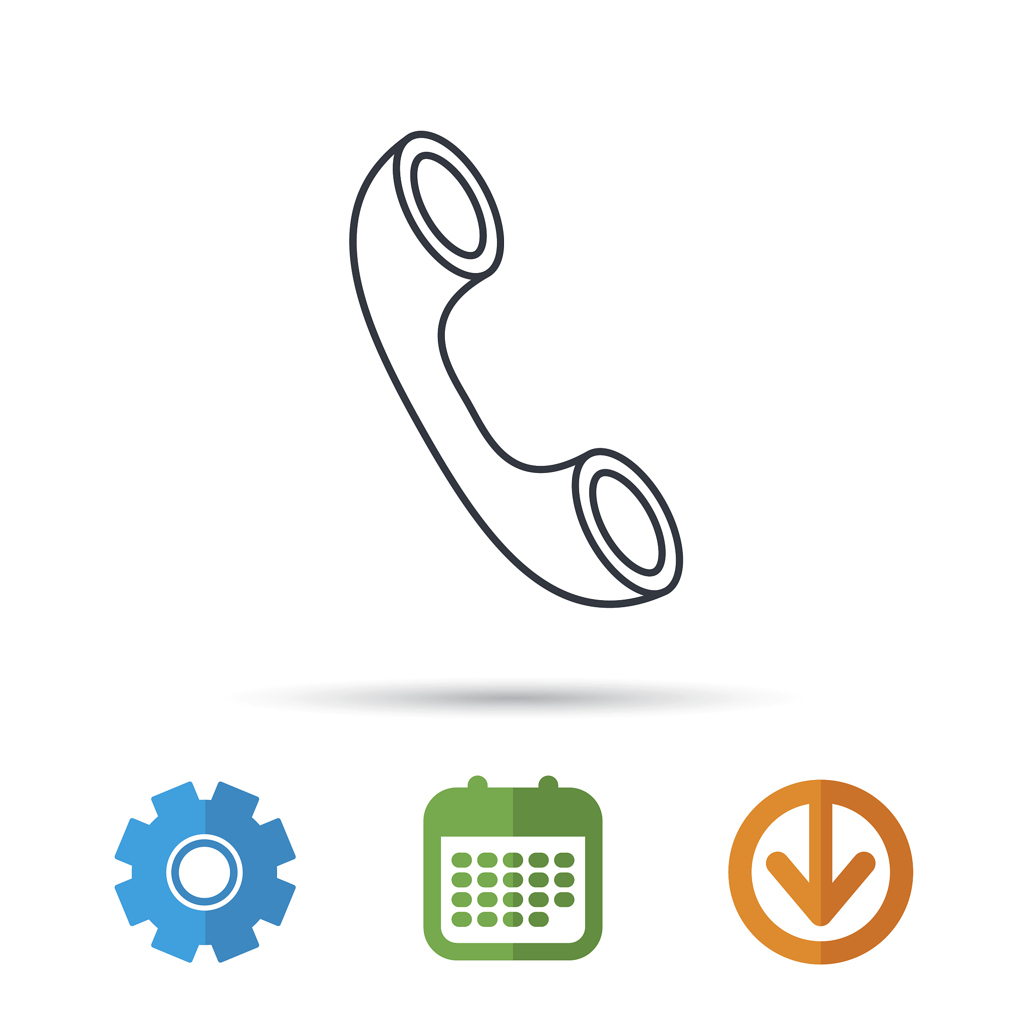phone icon. call sign.