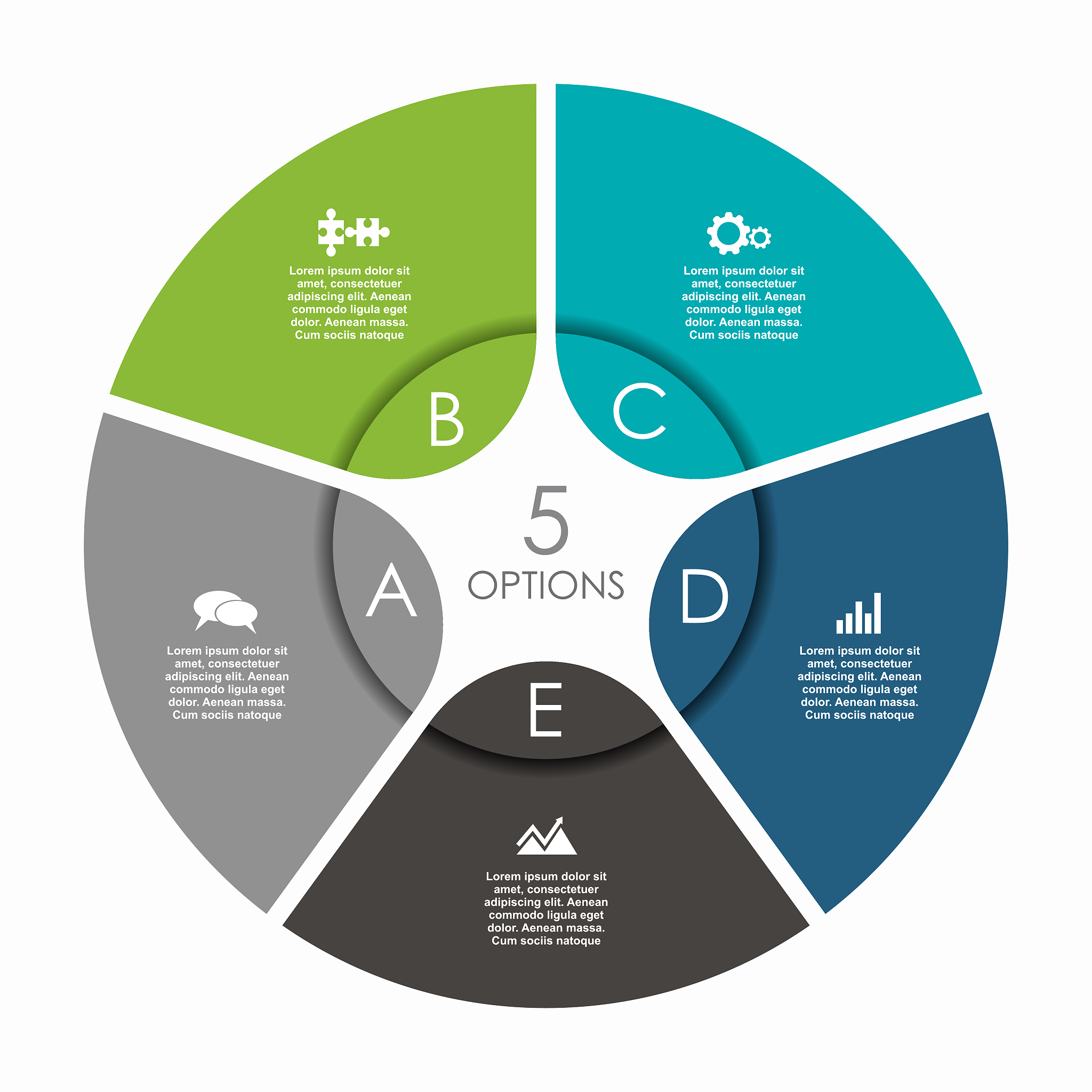 infographic design template with place for your data. vector ill