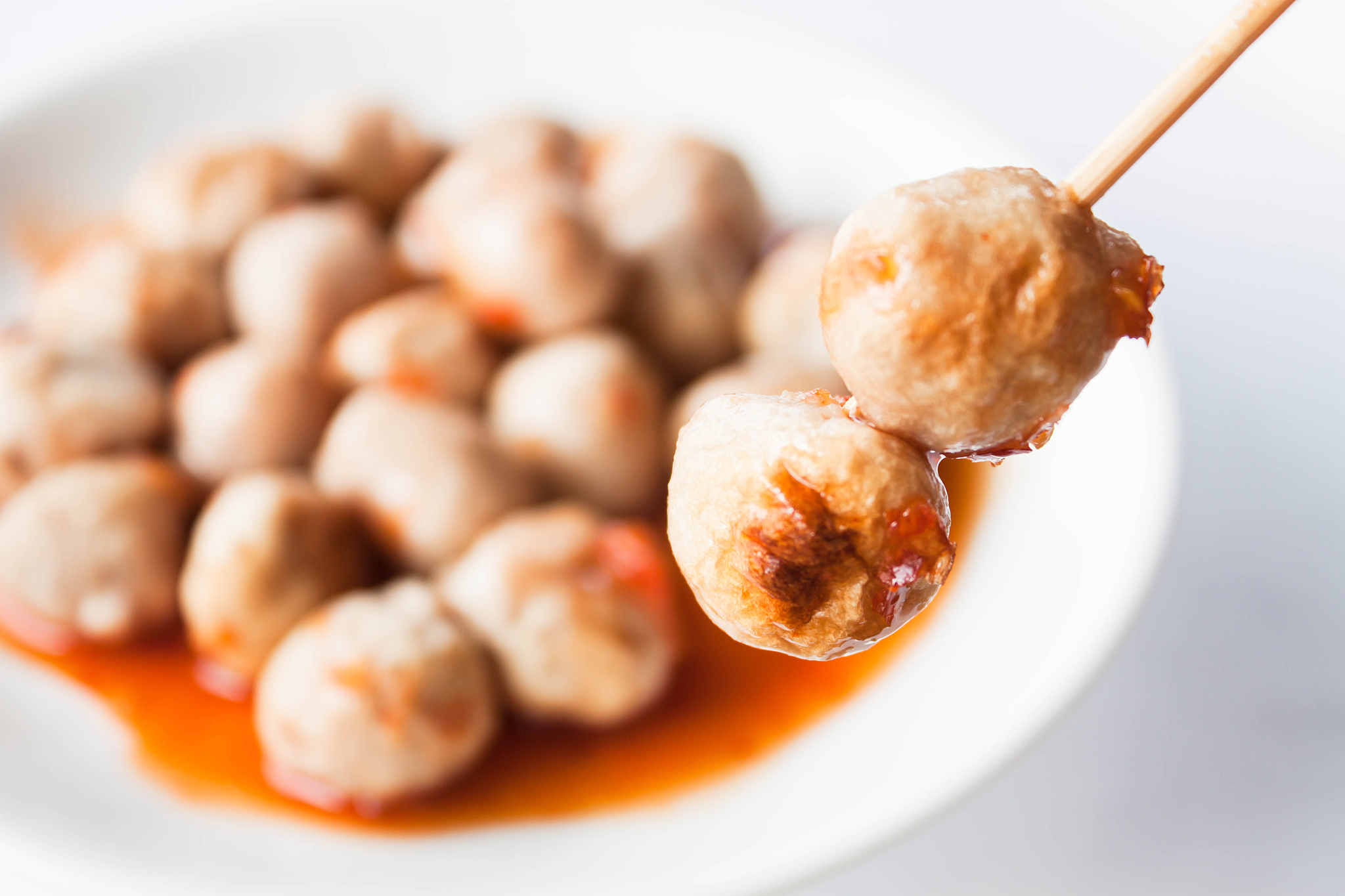 mini pork balls