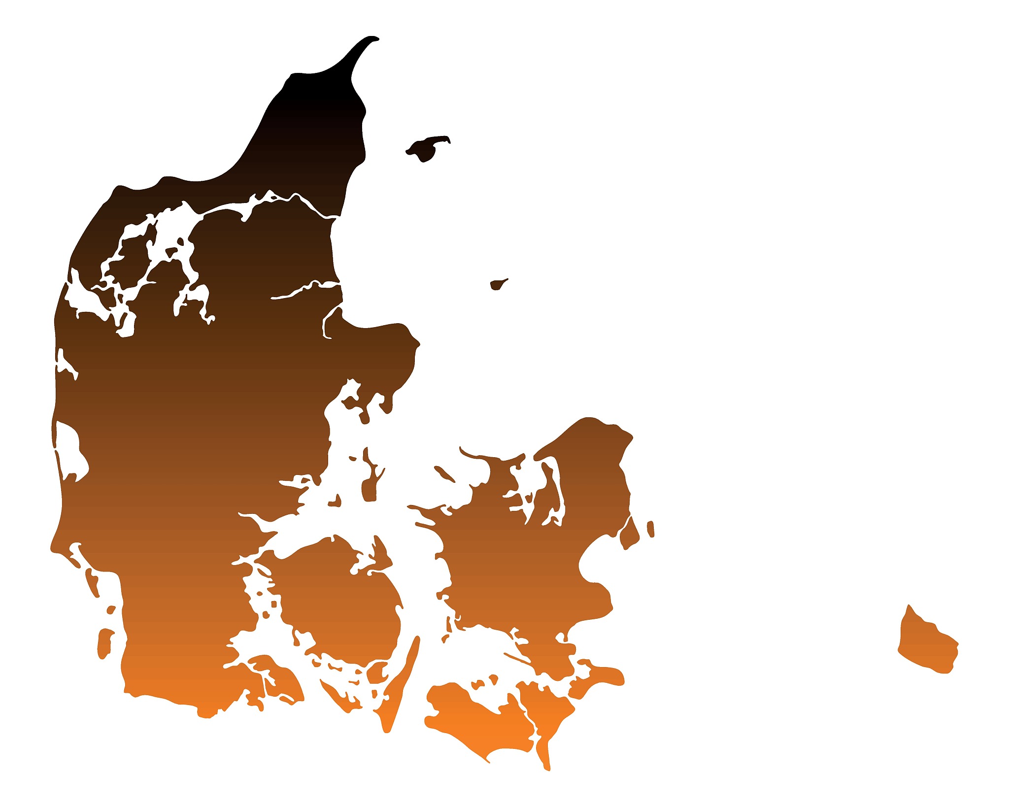 map of denmark