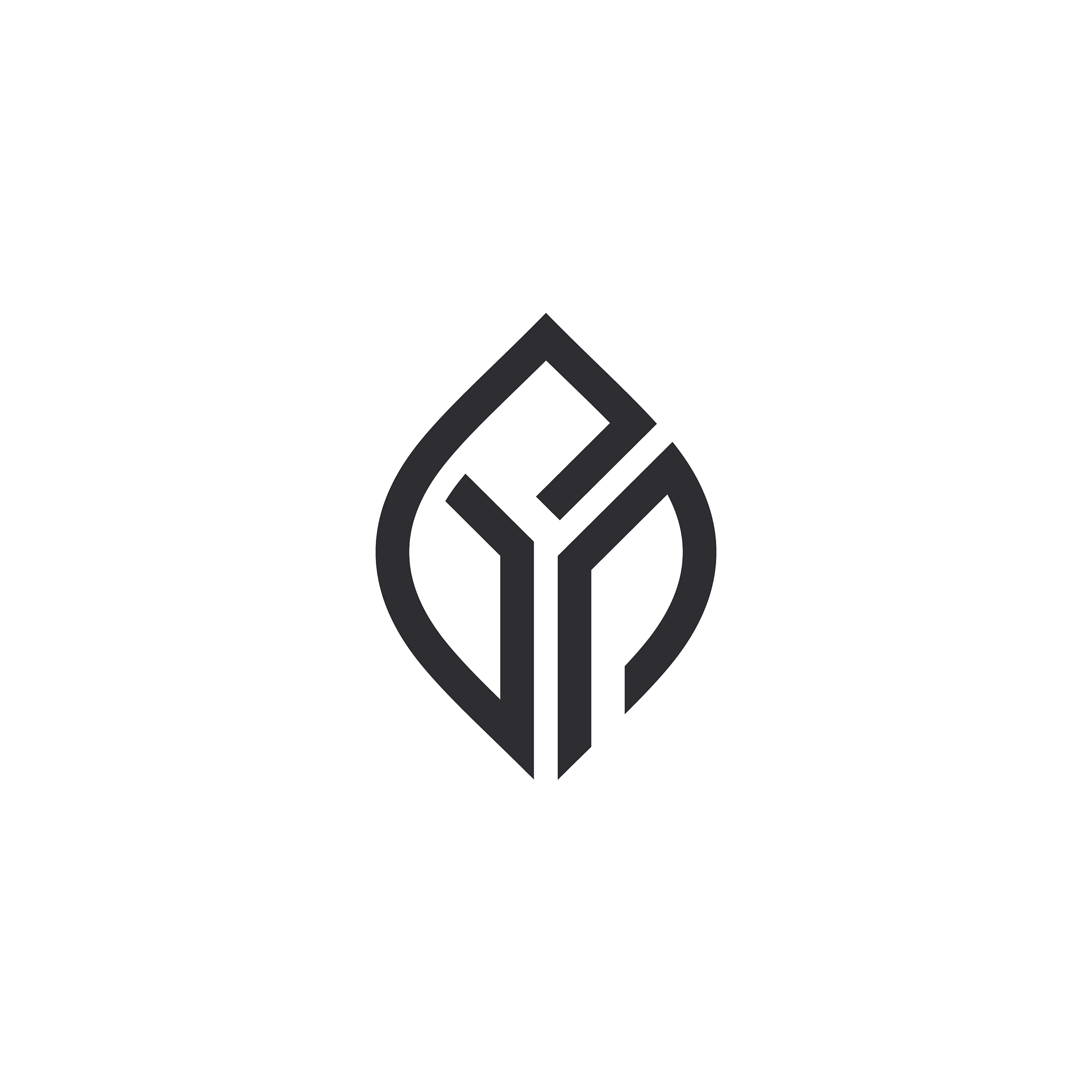 gn letter logo icon design template elements