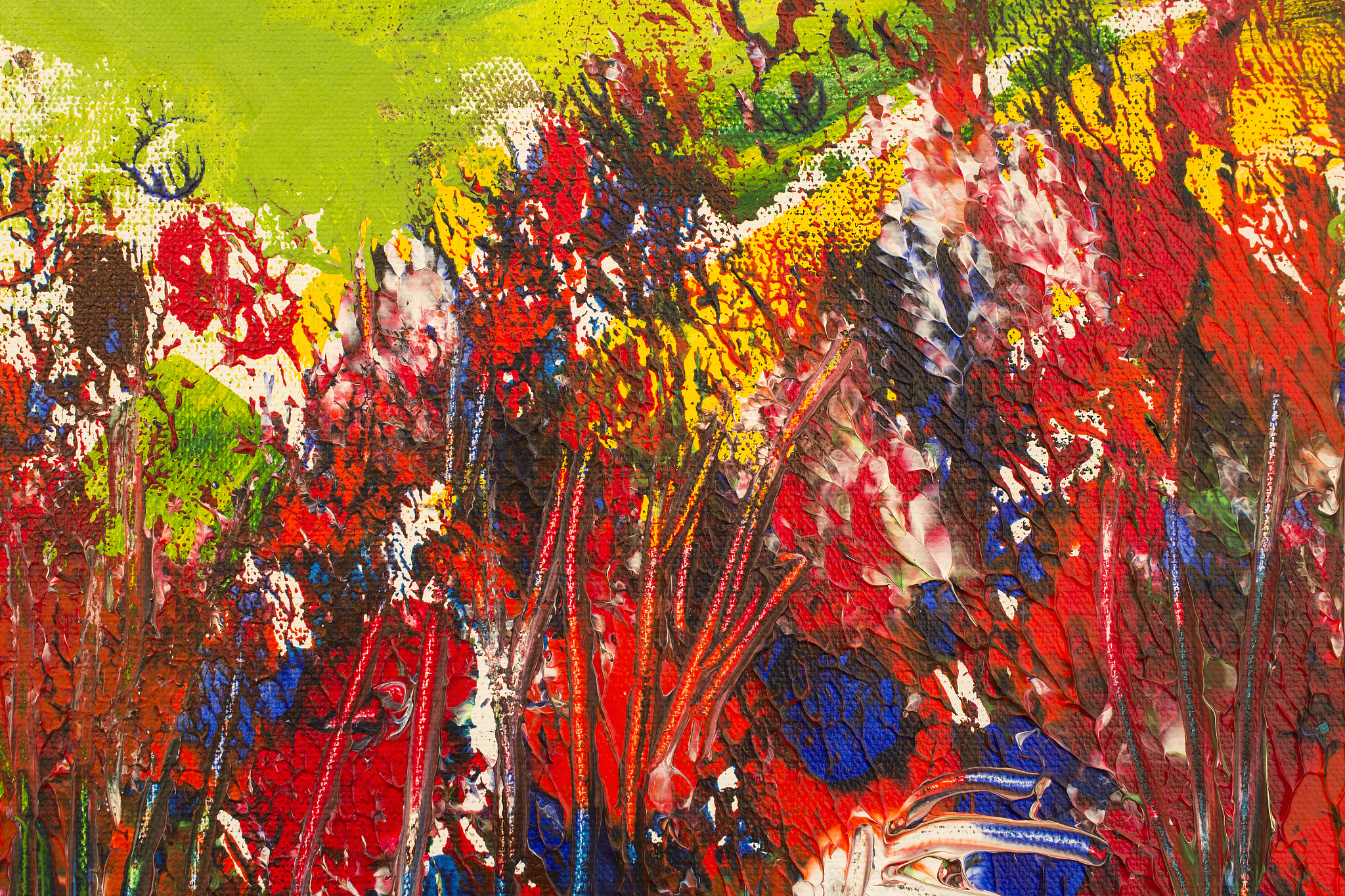 detail of the painting as a background