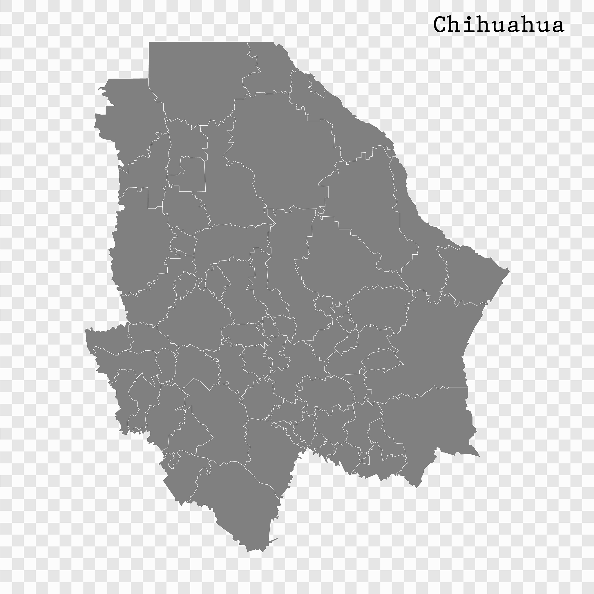 high quality map is a state mexico