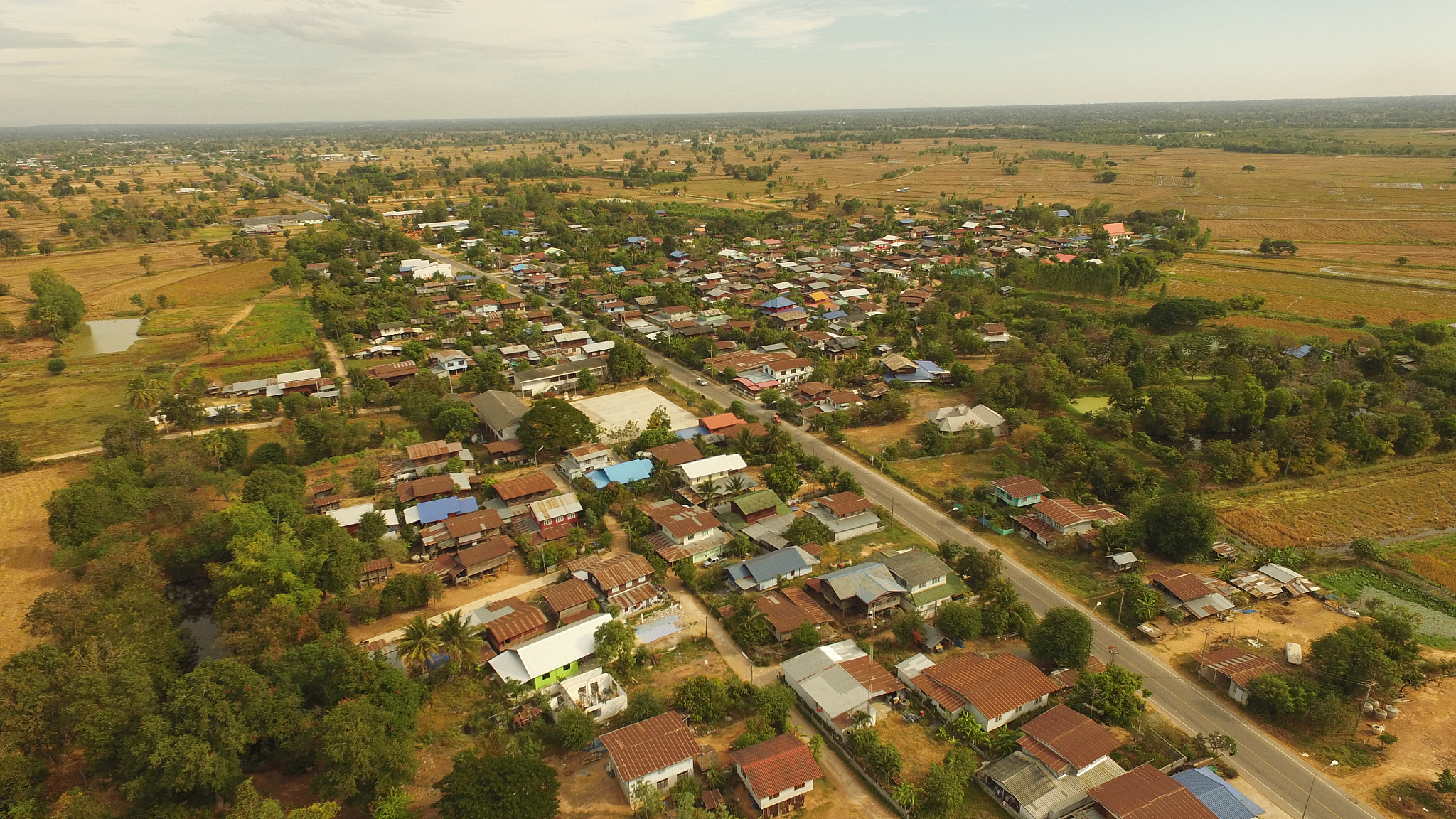 the small village in thailand