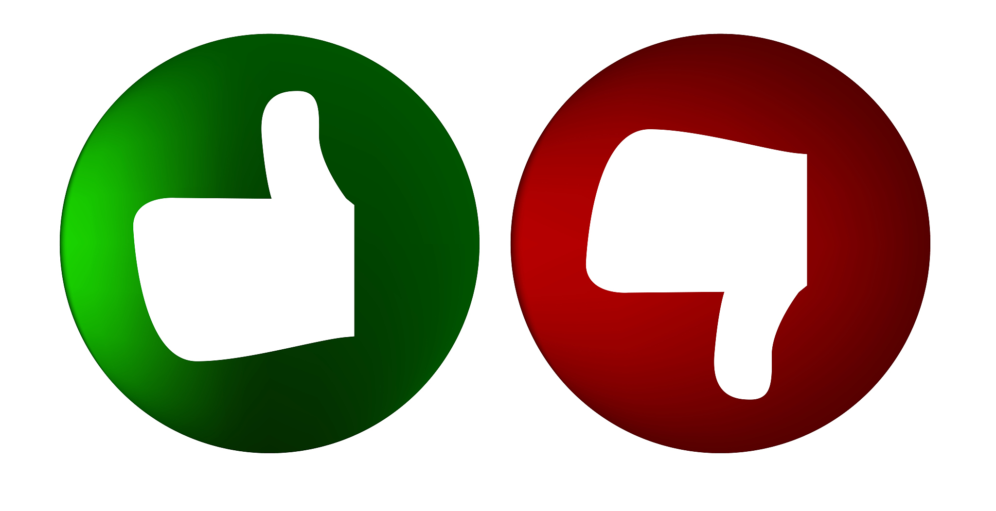 like and dislike button, thumbs up and thumbs down stock - illus