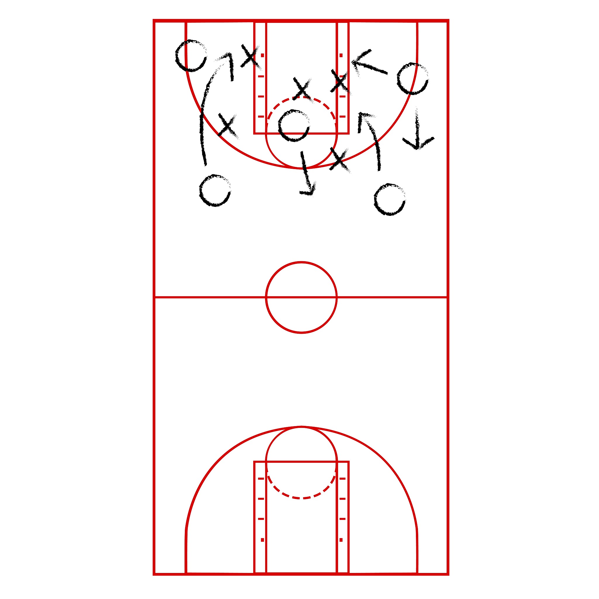中锋如何打篮球