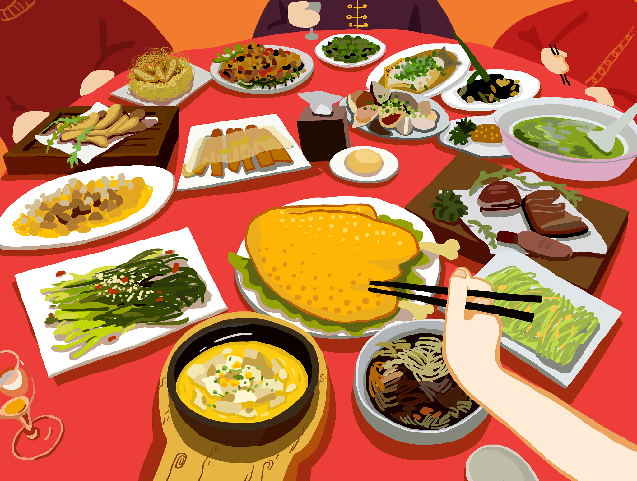 舌尖上的中国: 从餐饮视角看祖国发展与国民幸福